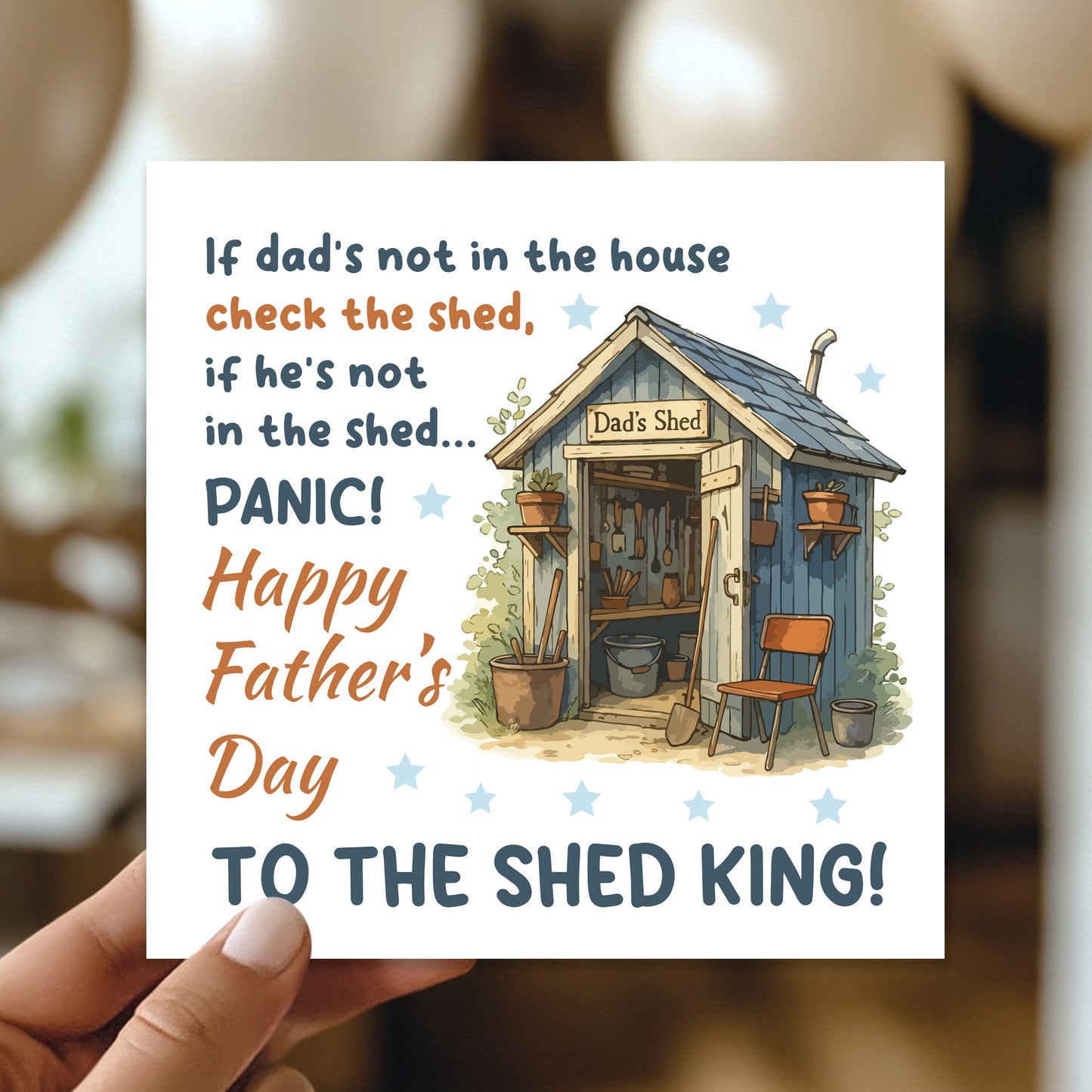 Funny Humour Fathers Day Card For Dad From Daughter Son Kids