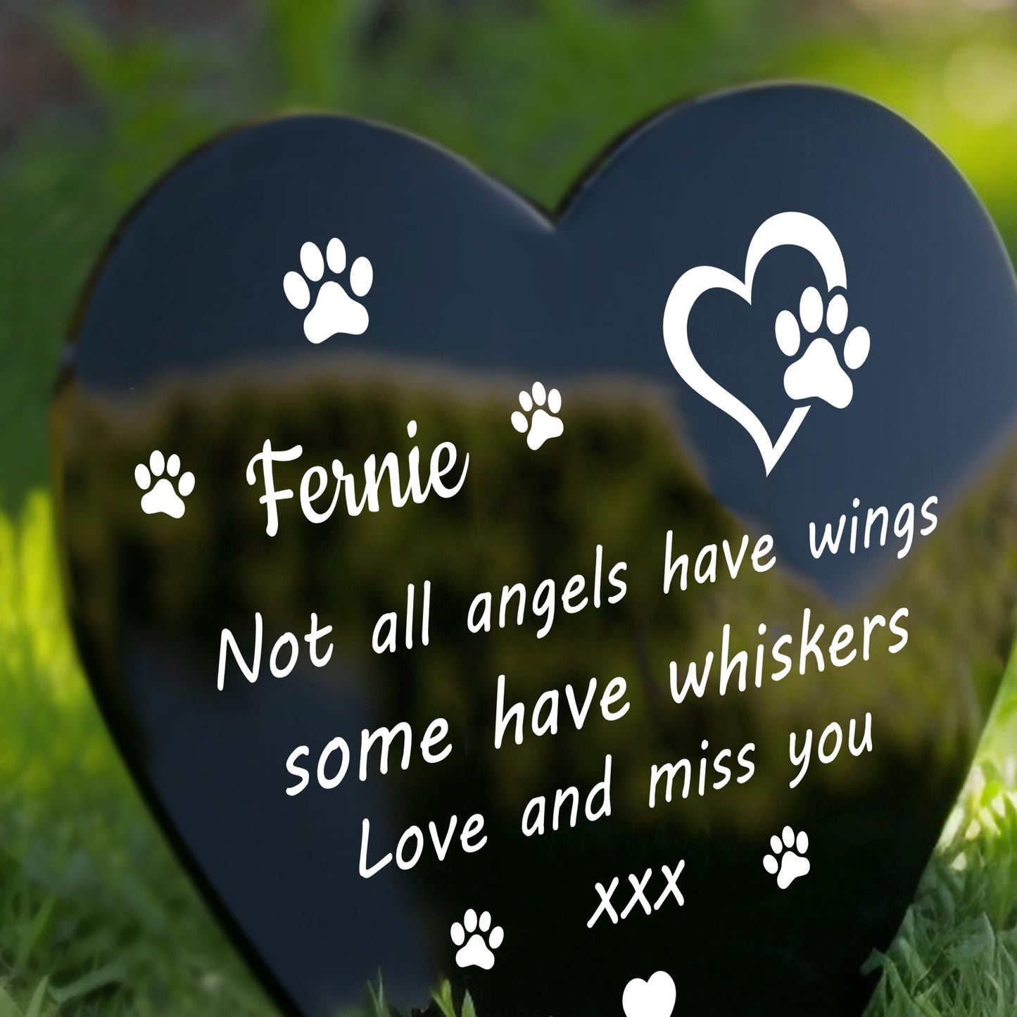 Pet Memorial Garden Grave Stake Dog Graveside Memorial Decor