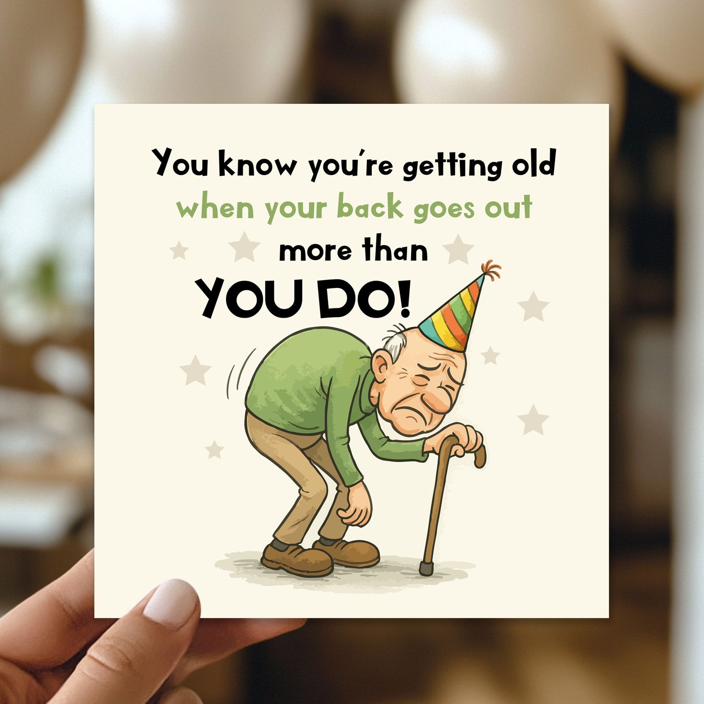Funny Joke Dad Grandad Birthday Card With Envelope Included