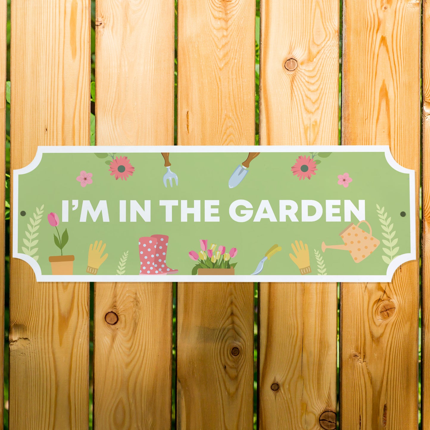 Garden Sign For Outside Garden Shed Gardener Patio Summer House