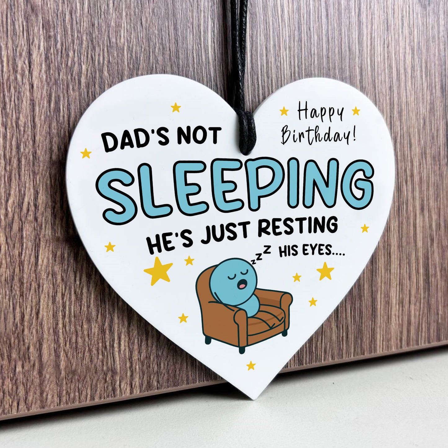FUNNY Happy Birthday Gift For Dad Just Resting His Eyes Dad Gift