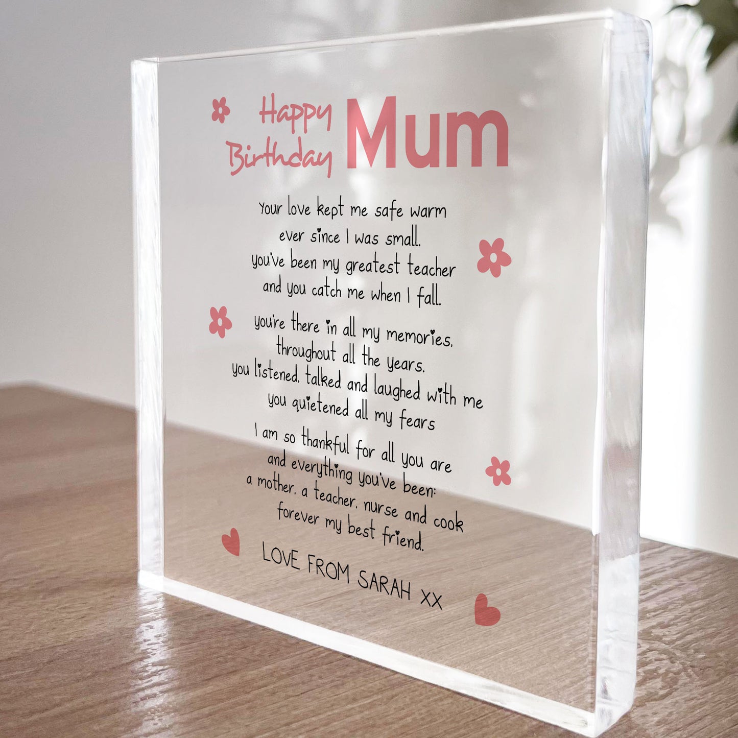 Birthday Gift For Mum Personalised Mum Birthday Gifts Mum Gifts