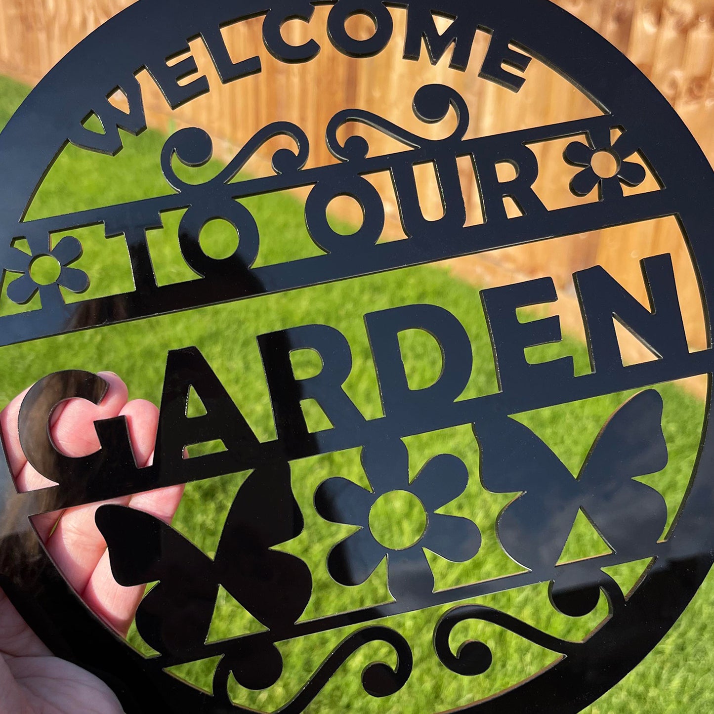 Garden Signs and Plaques for Outside Acrylic Garden Signs