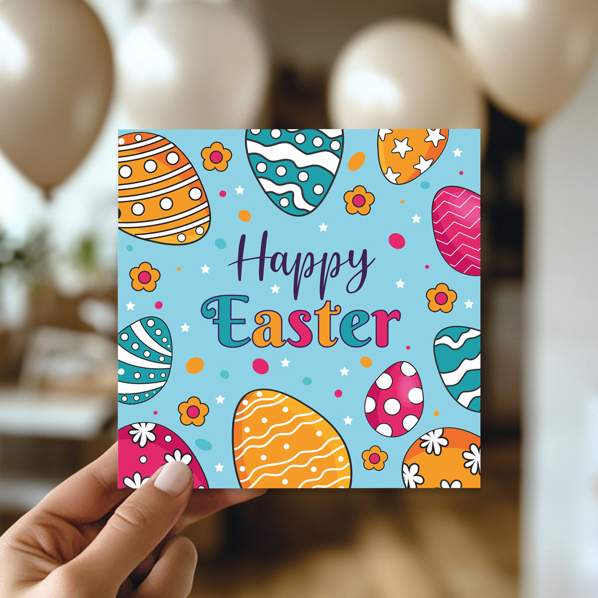 Fun Happy Easter Card Easter Card For Easter With Envelope