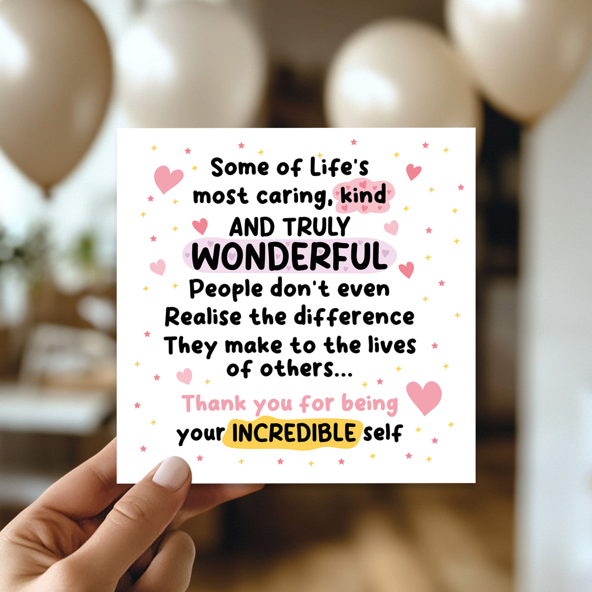 Thank You Card For Friend Colleague Volunteer Birthday Card