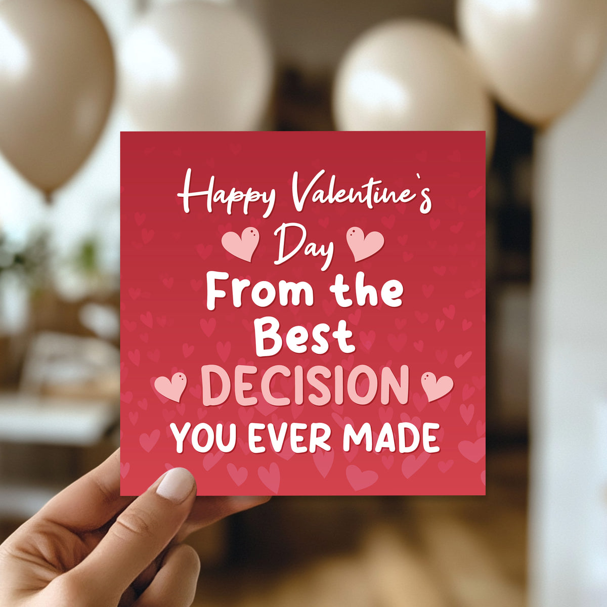 Valentines Day Card for Wife Husband Girlfriend Boyfriend