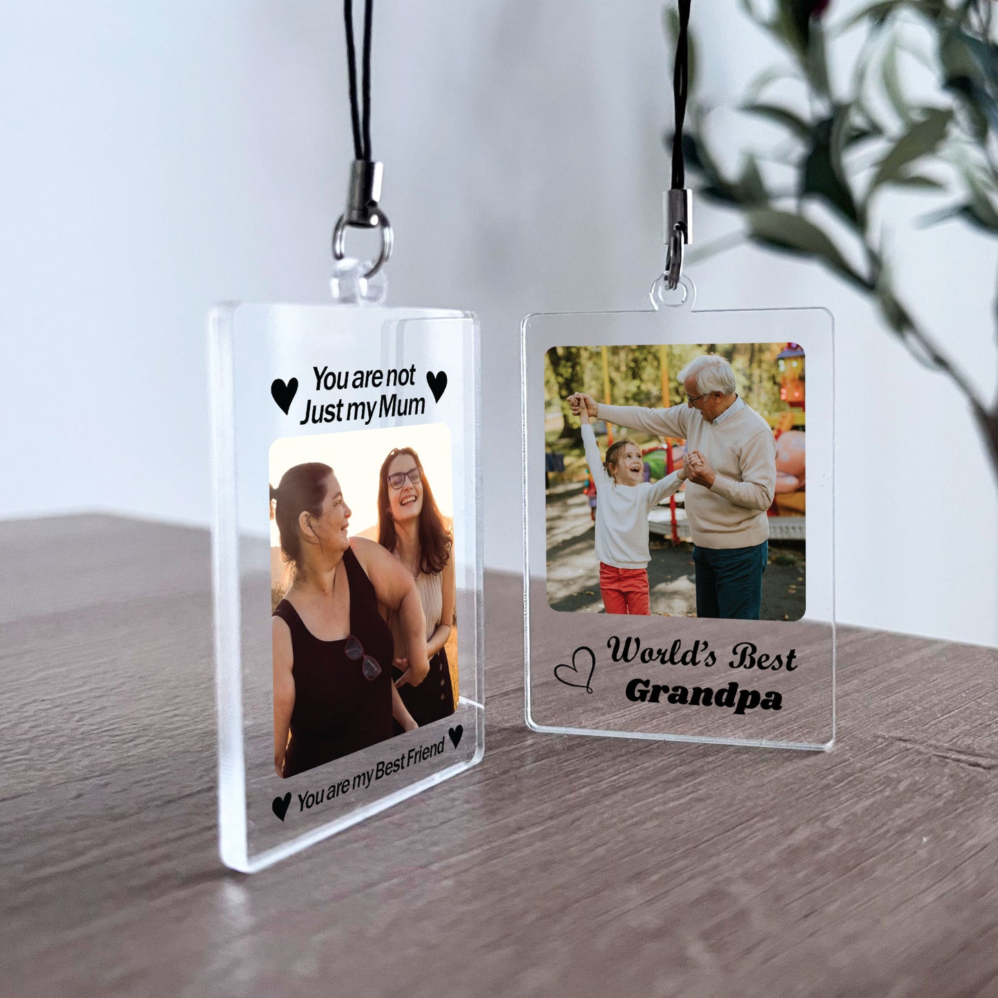 Personalised Grandpa Keyring Fathers Day Gift For Grandad Gift