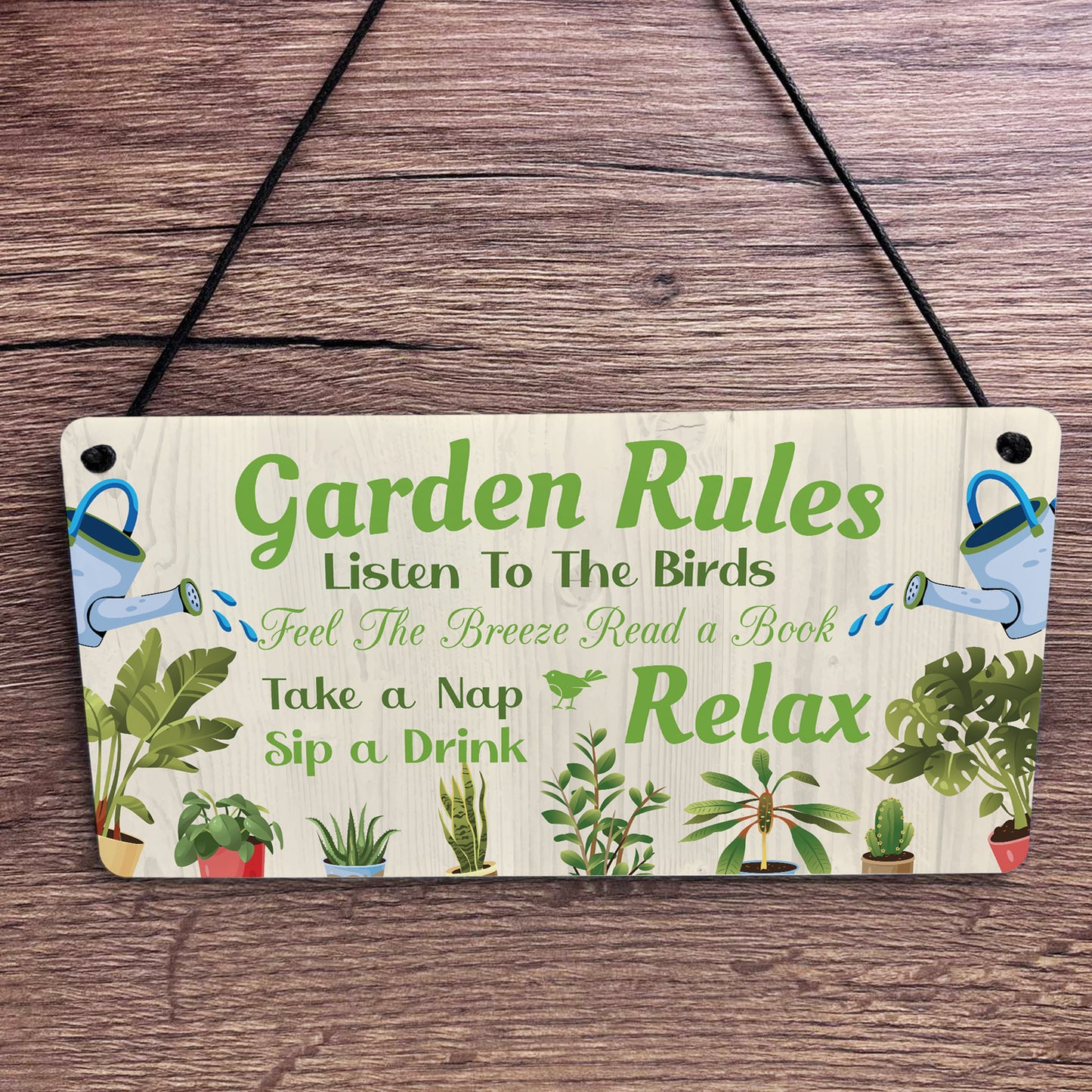 Garden Signs For Outside Hanging Garden Rules Sign For Yard