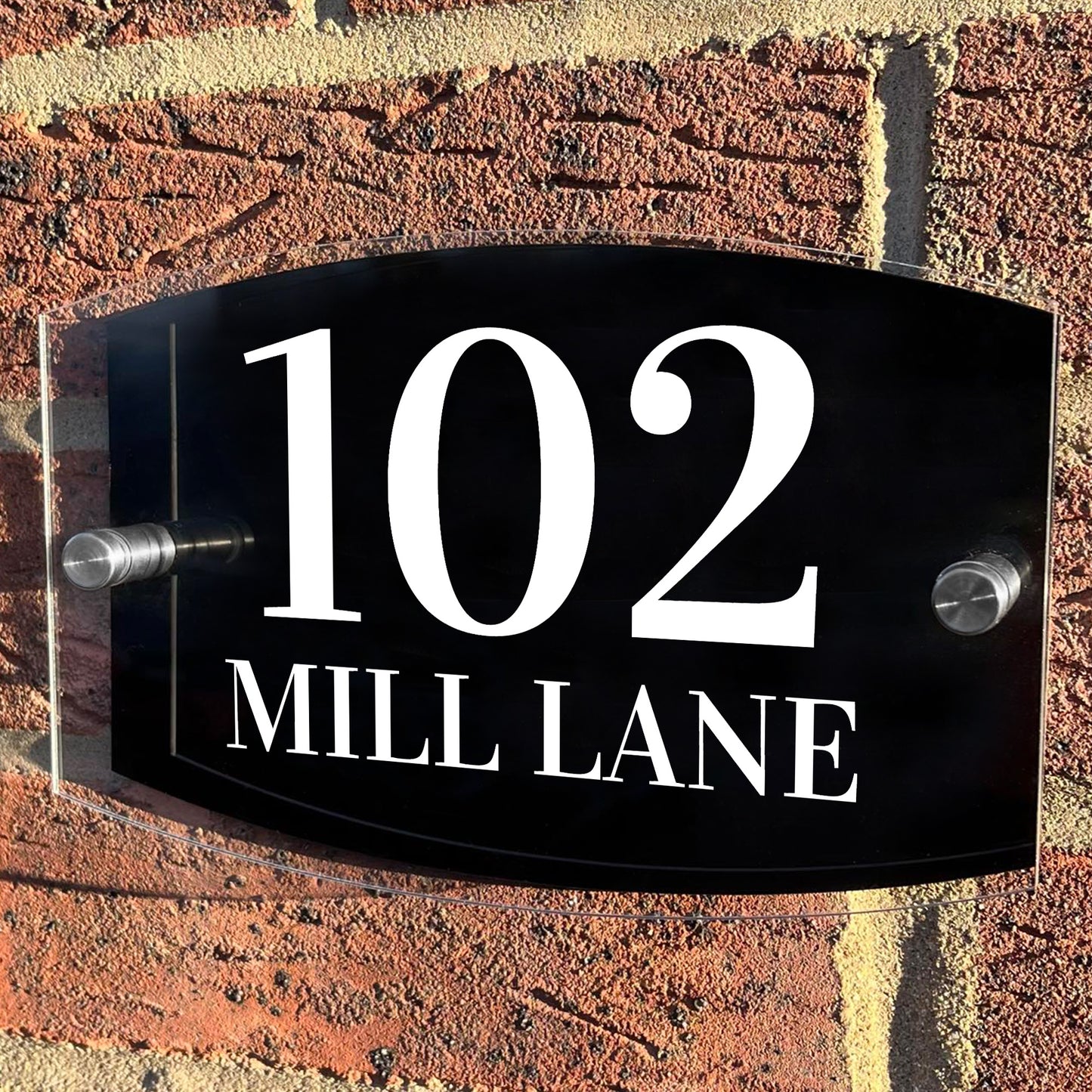 House Number Plaques Door Numbers Personalised Acrylic Door Sign