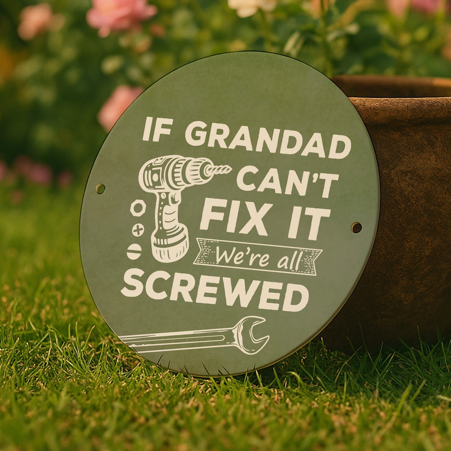 Funny Gift For Grandad For Birthday Fathers Day Cant Fix It