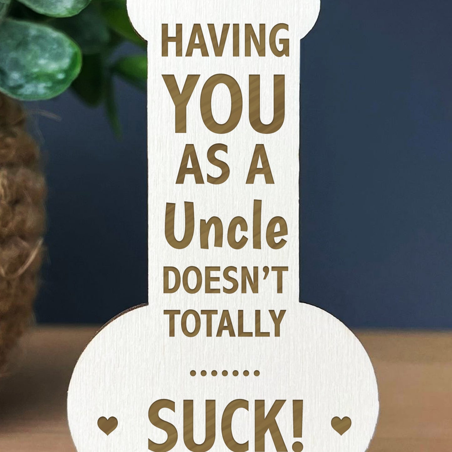 Novelty Gift For Uncle Thank You Funny Christmas Birthday Gift