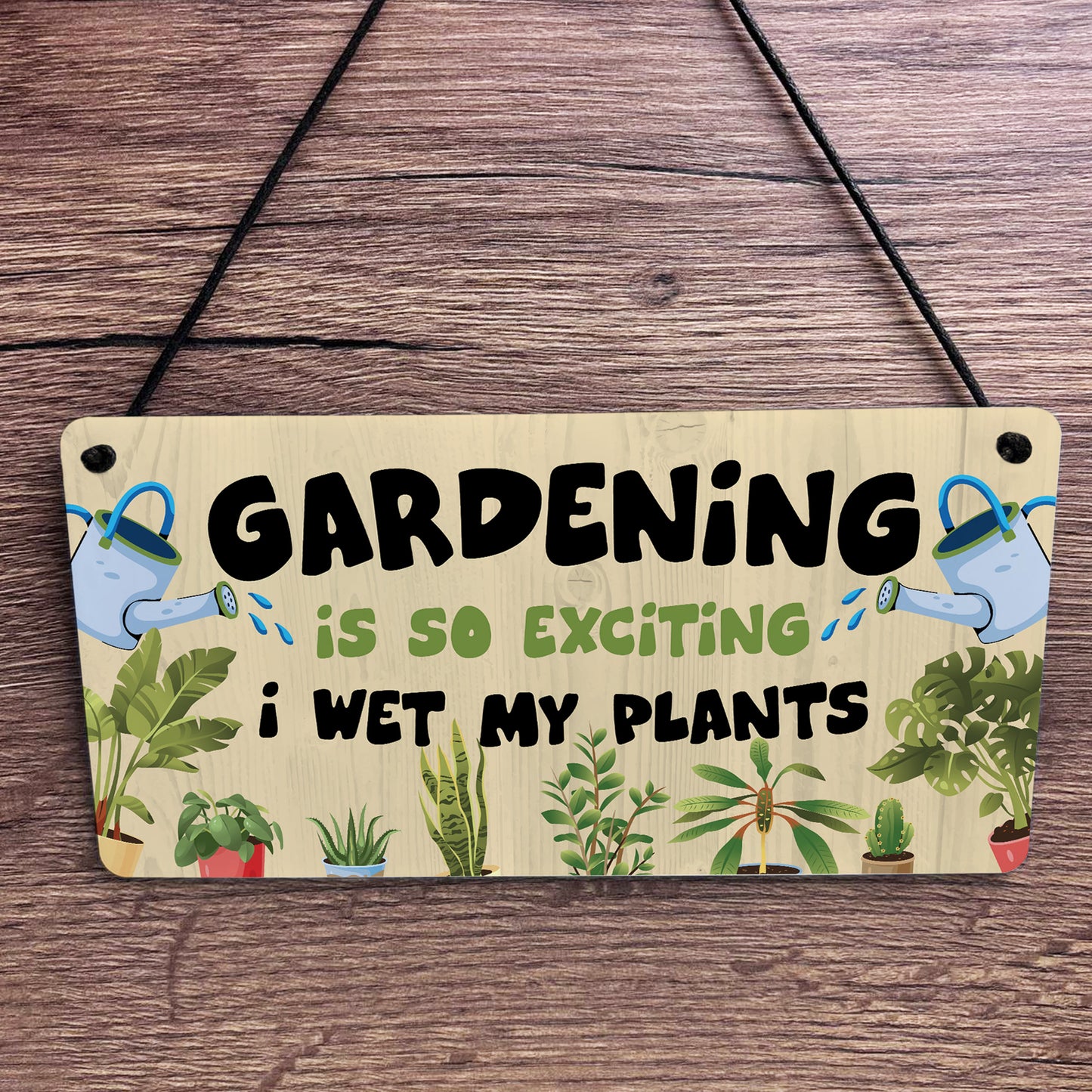 Funny Garden Sign For Outdoor Hanging Wall Sign For Yard