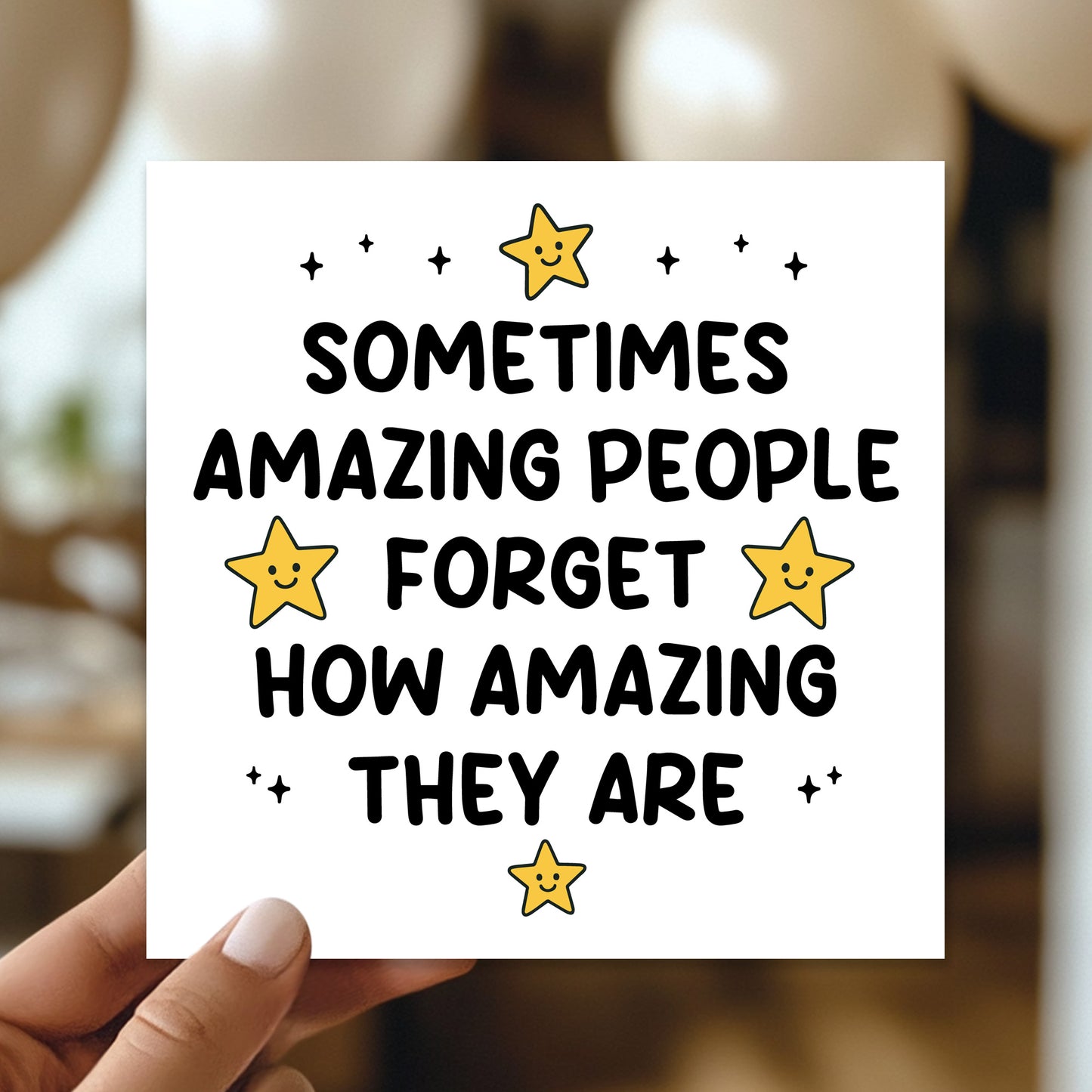 Amazing Person Reminder Appreciation Card For Teachers Volunteer