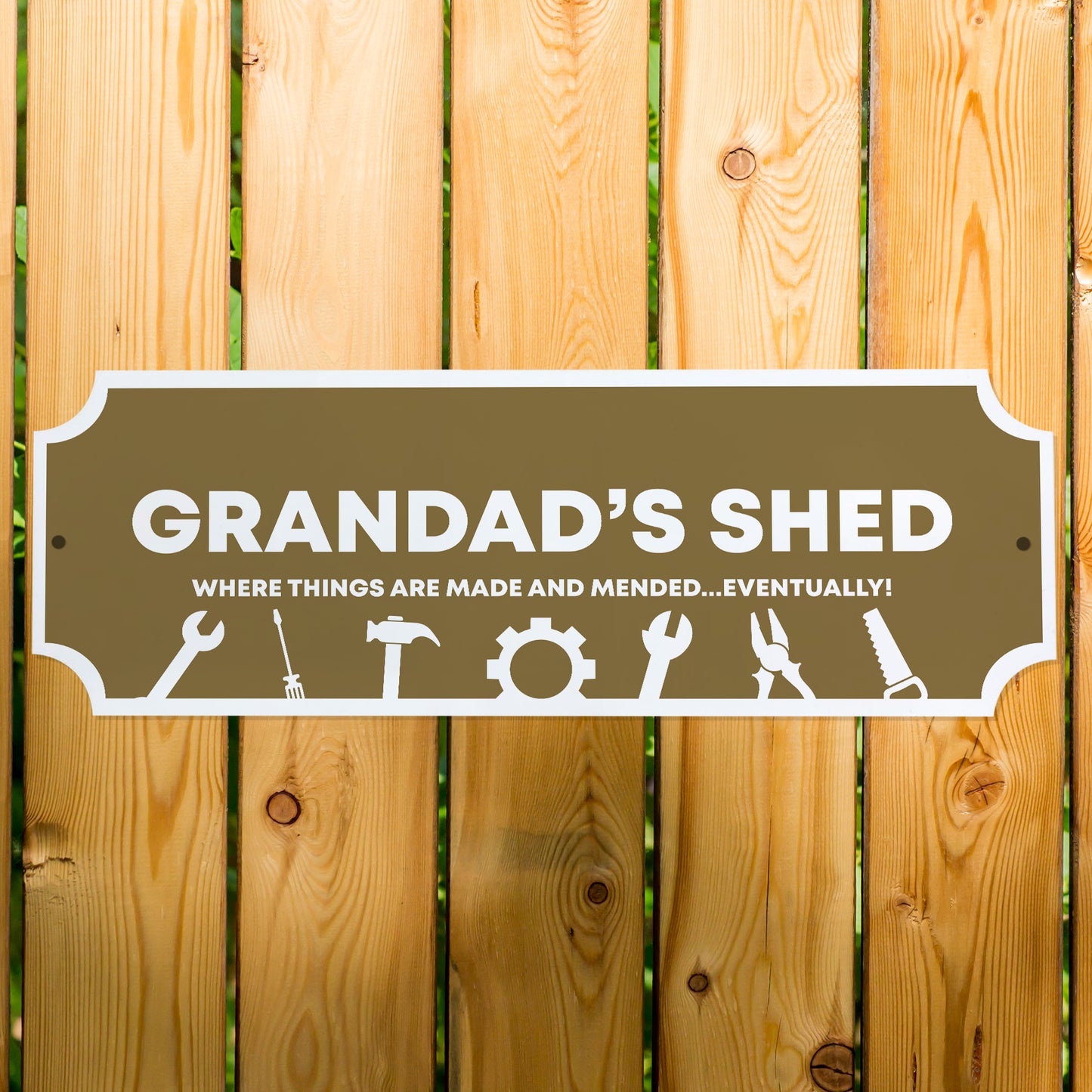 Garden Shed Sign For Grandad Novelty Gift Birthday Fathers Day