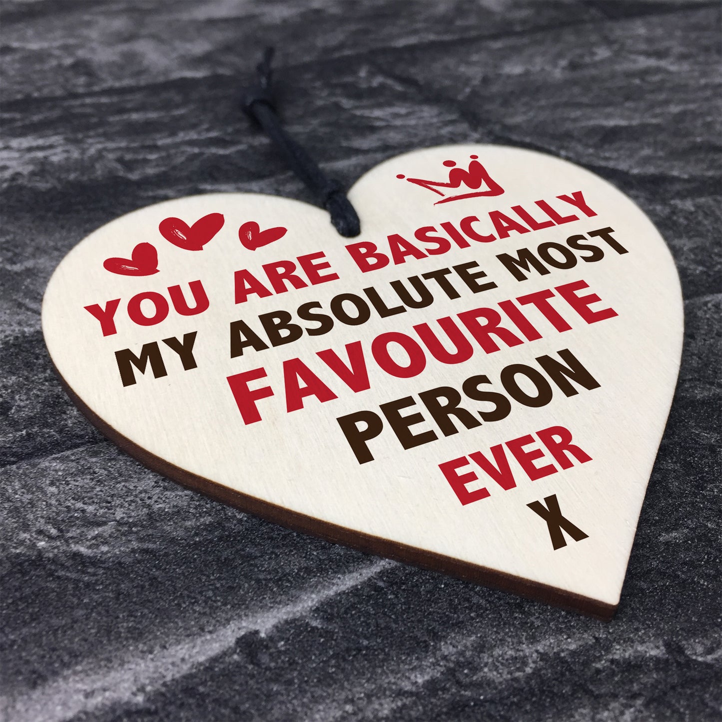 MOST FAVOURITE PERSON EVER Funny Gift For Boyfriend Girlfriend