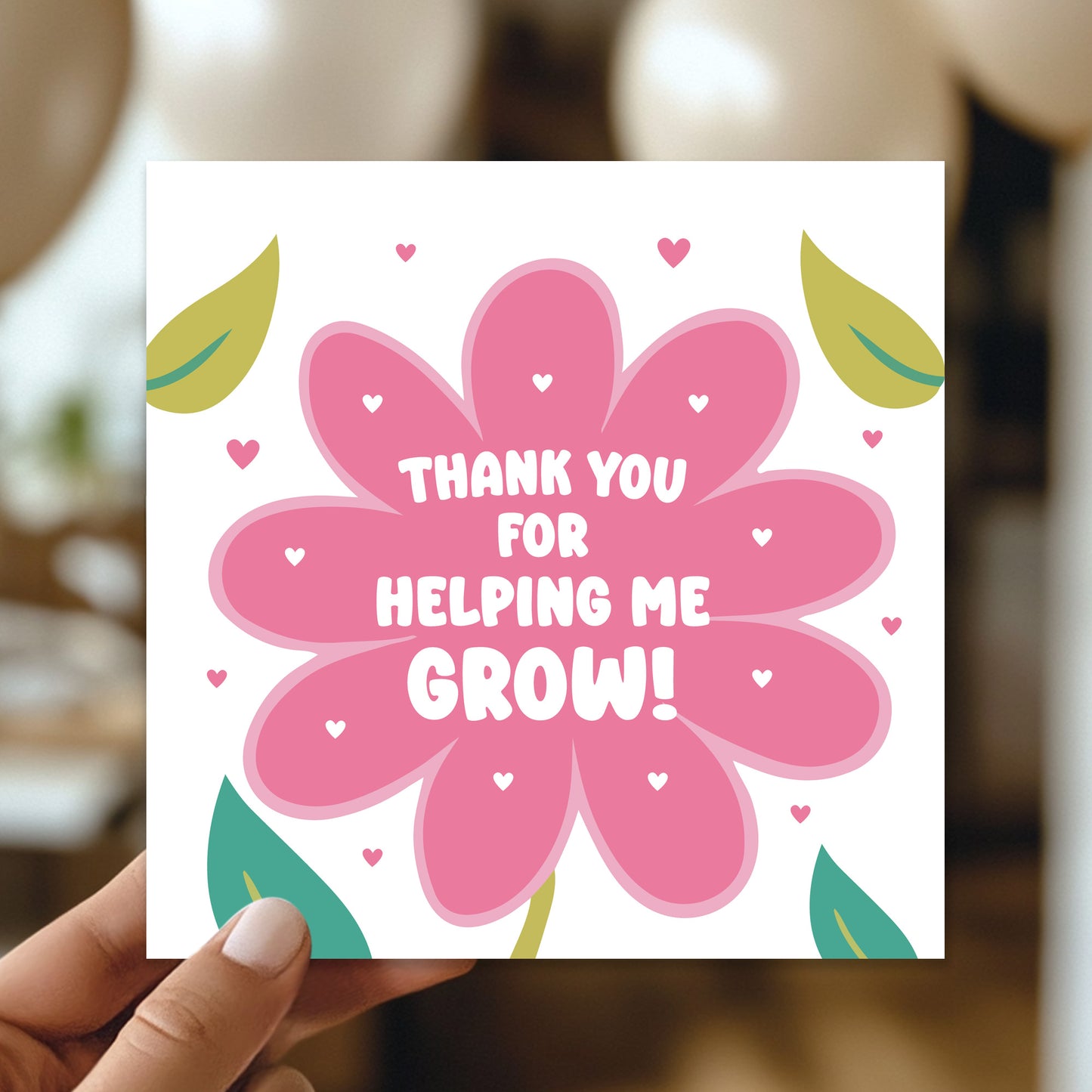 Leaving School Nursery Card For Teacher Thank You Leaving Card