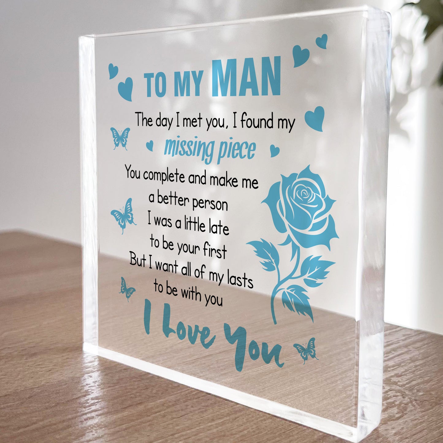 To My Man Gift For Boyfriend Husband Christmas Birthday Gift
