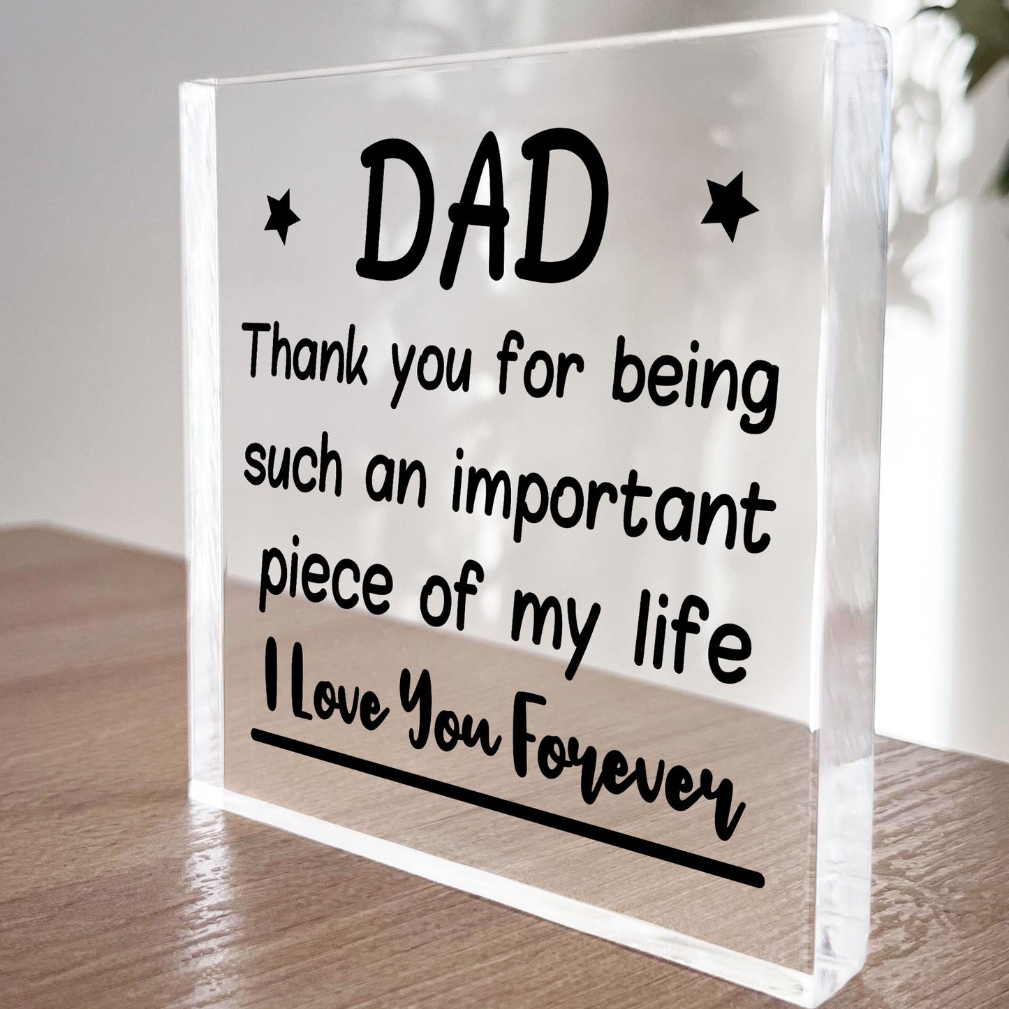 Gift For DAD Thank You Gift For Dad Birthday Gift Fathers Day
