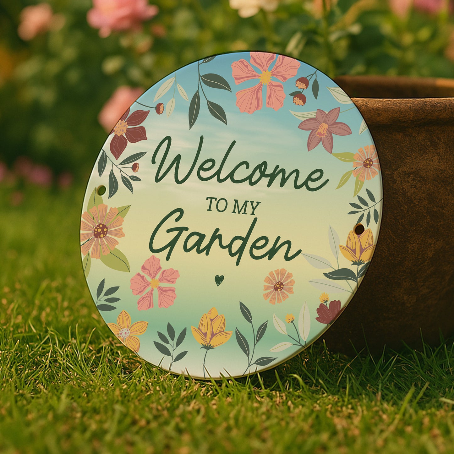 Welcome To My Garden Sign For Outside Shed Summerhouse Sign