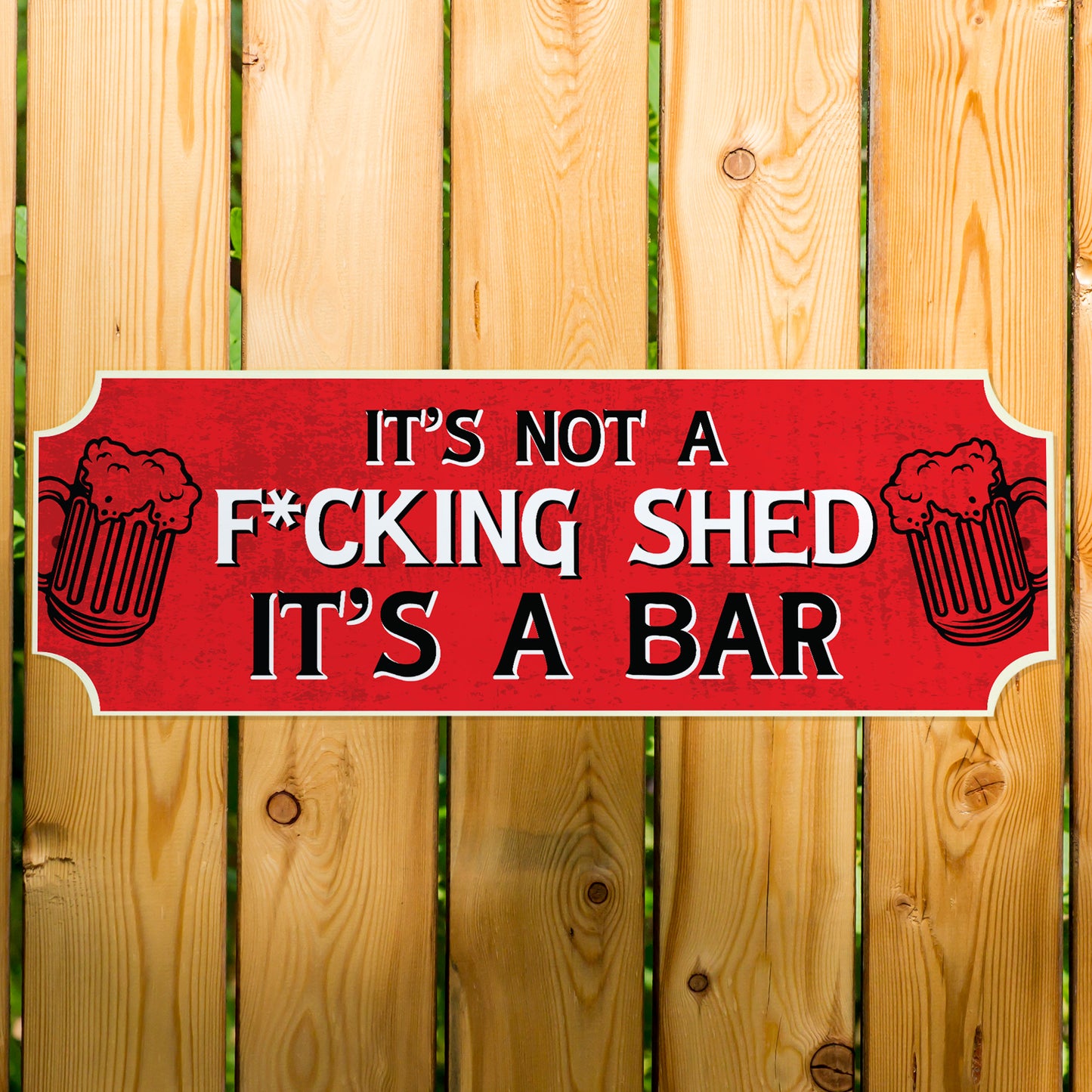 Shed Sign Novelty Home Bar Sign Garden Shed Wall Plaque Garage