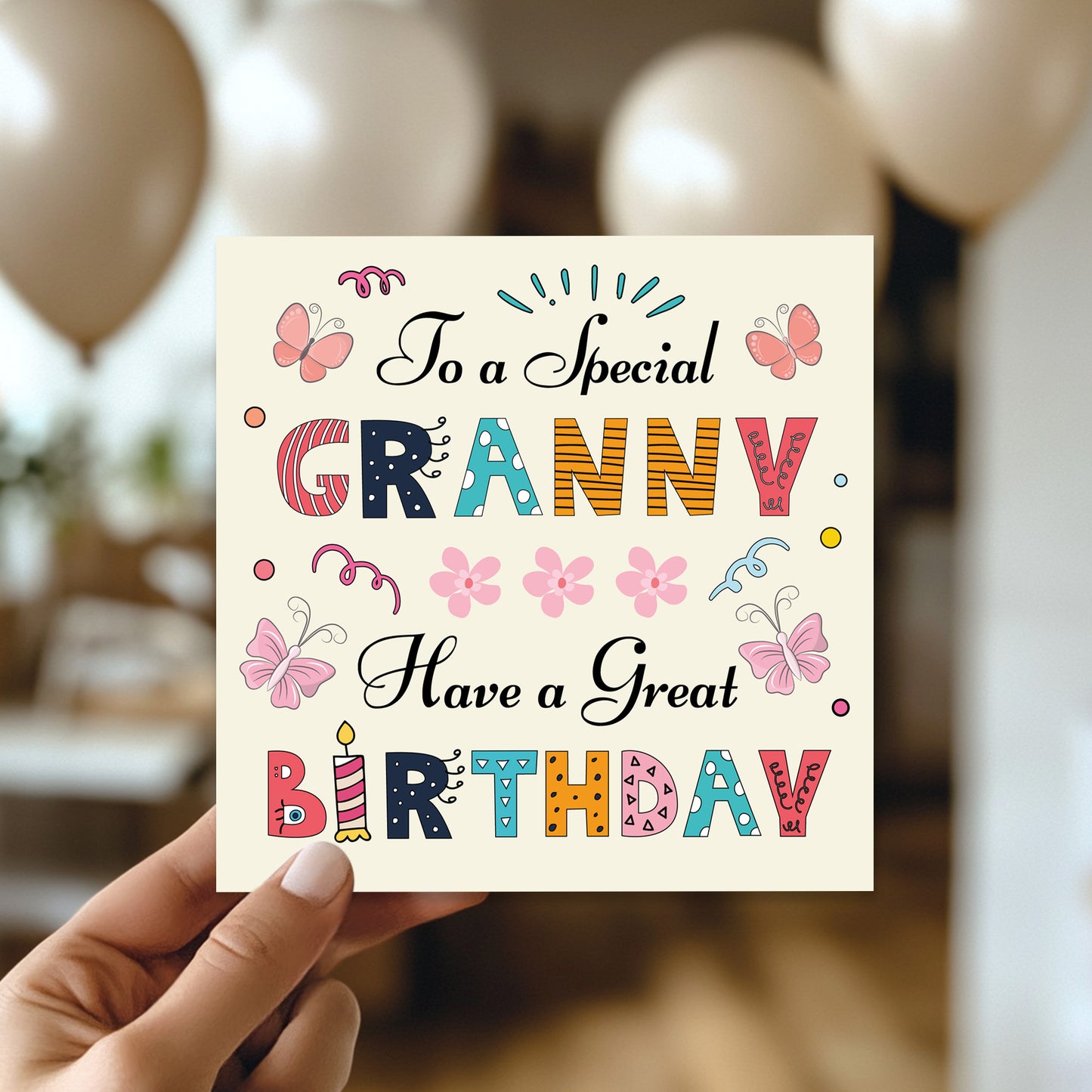 Granny Birthday Card Happy Birthday Card For Grandma Granny