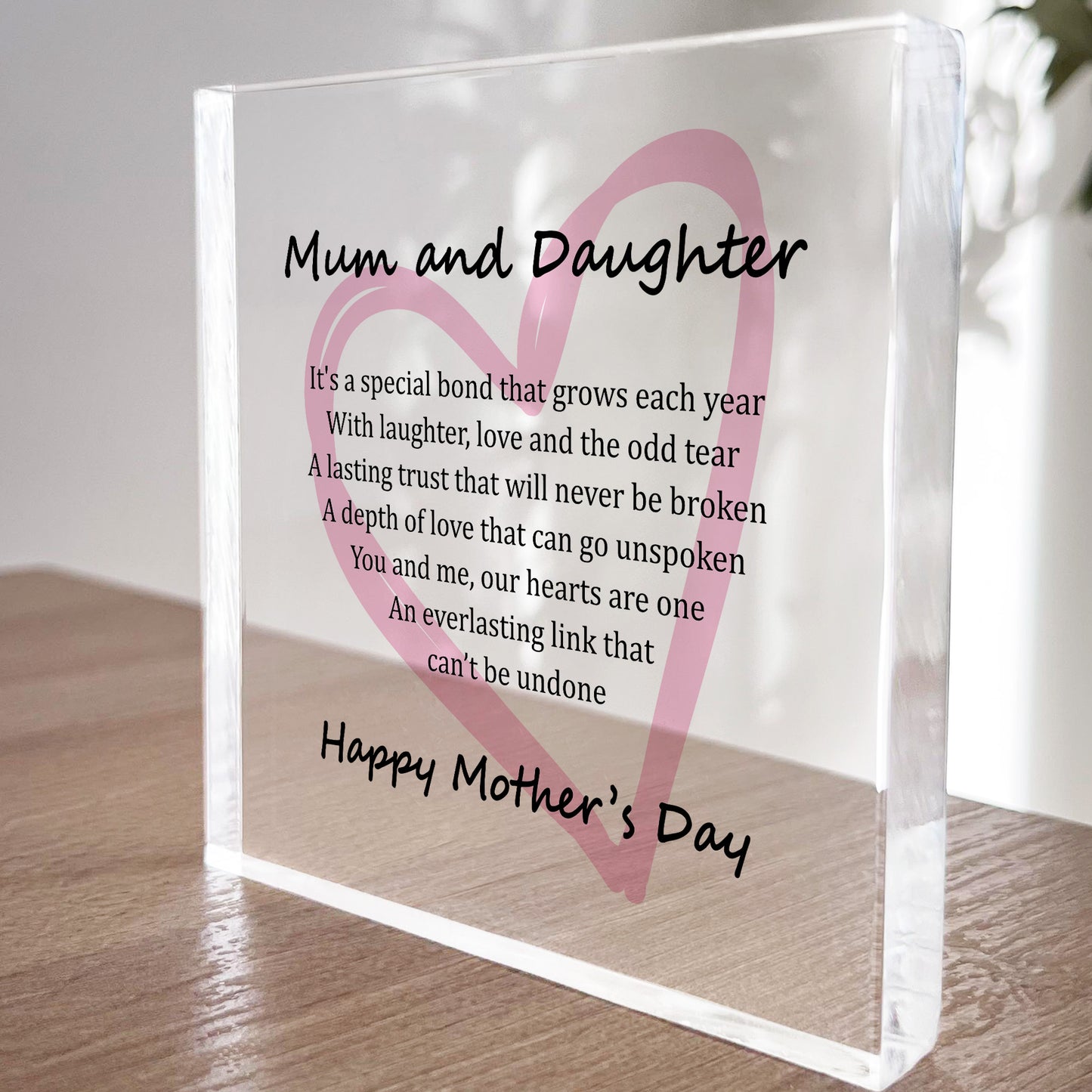 Mother & Daughter Gift Mum Gift From Daughter Mum Gift