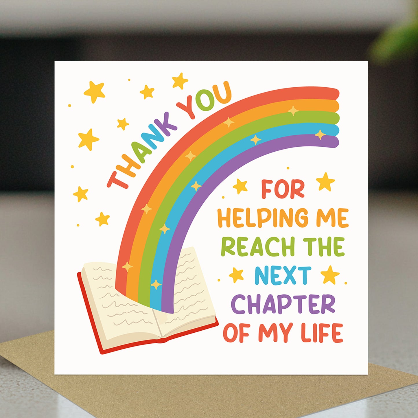 Teacher Appreciation Cards Set of 6 Assorted Thank You Cards