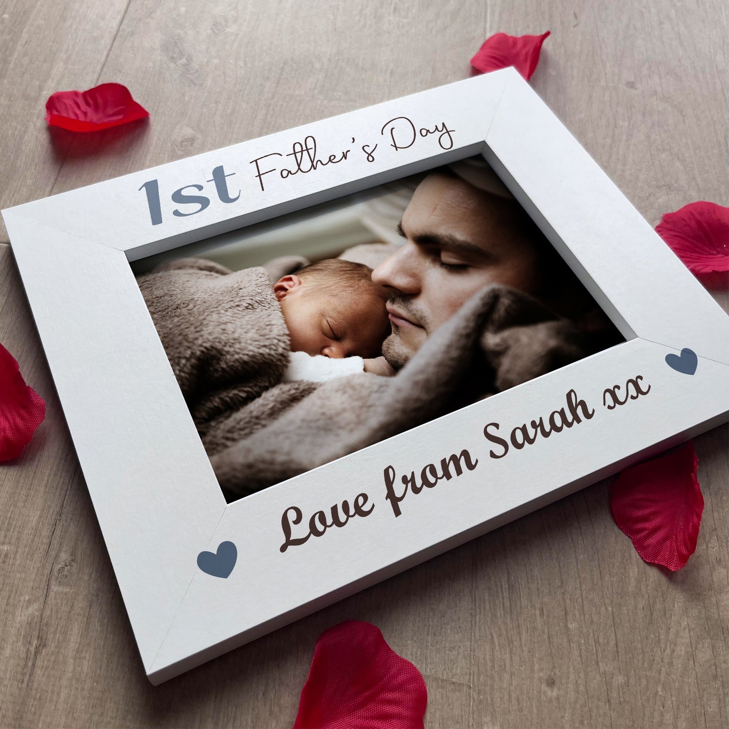 First Fathers Day Gift For Dad Daddy Personalised Photo Frame