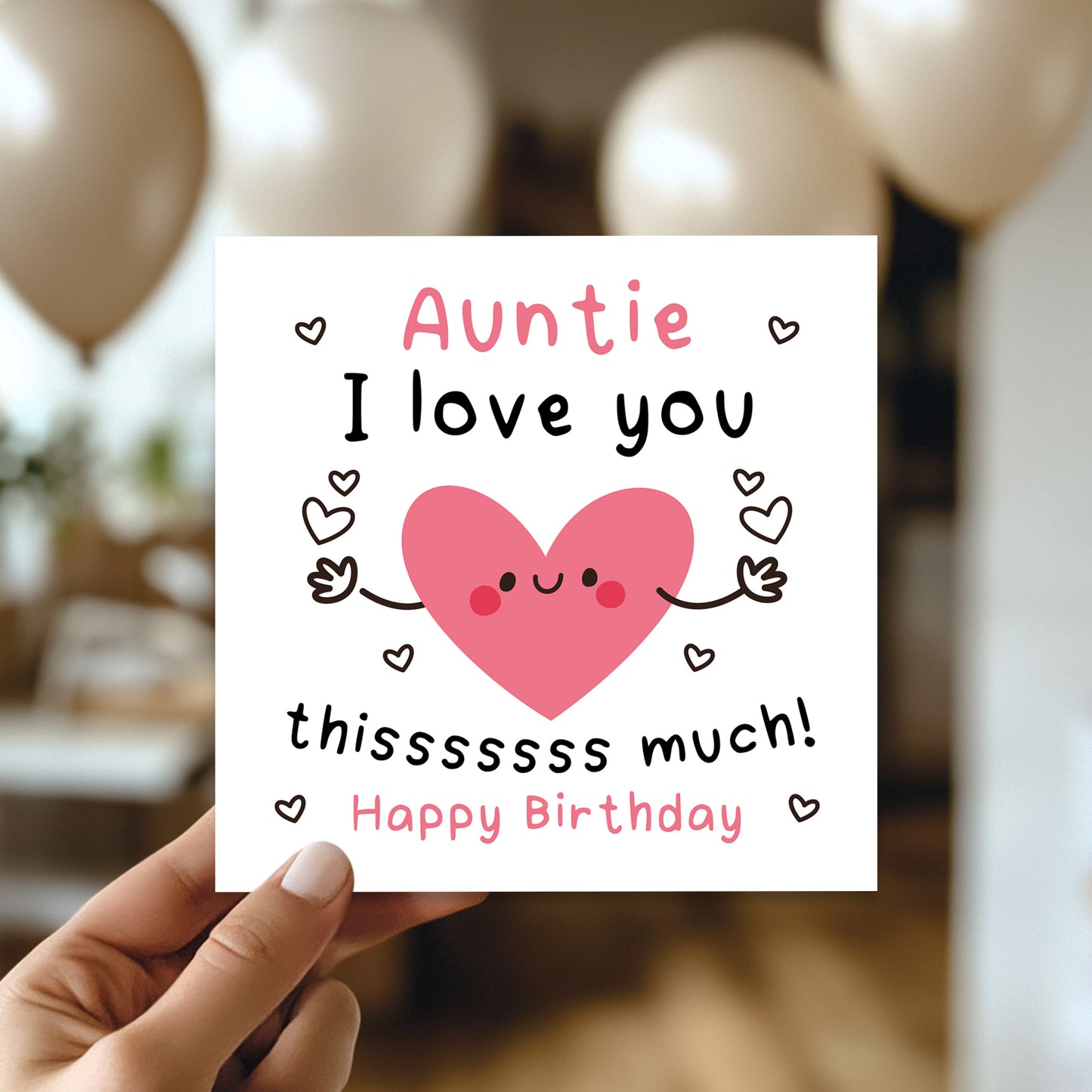 Birthday Card For Auntie With Envelope Birthday Auntie Card
