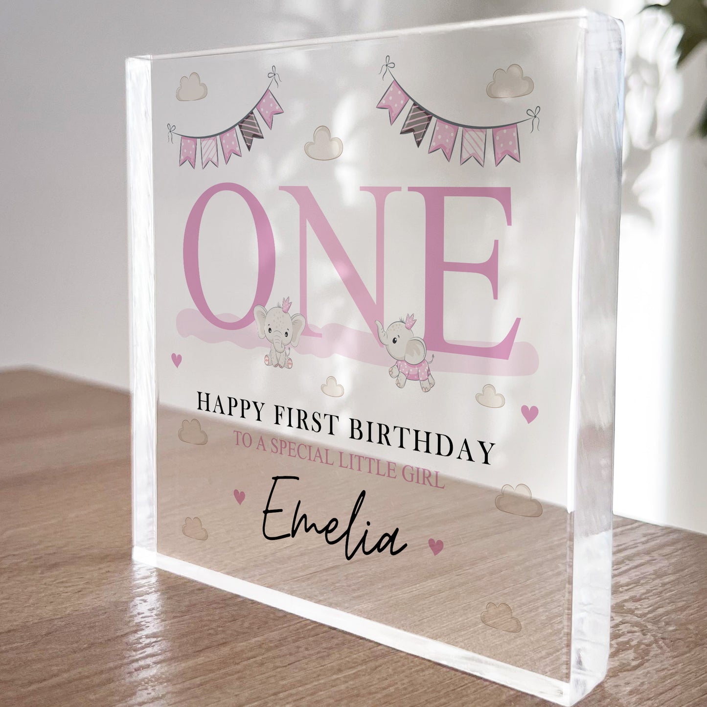 Happy 1st Birthday Gift For Daughter Plaque First Birthday