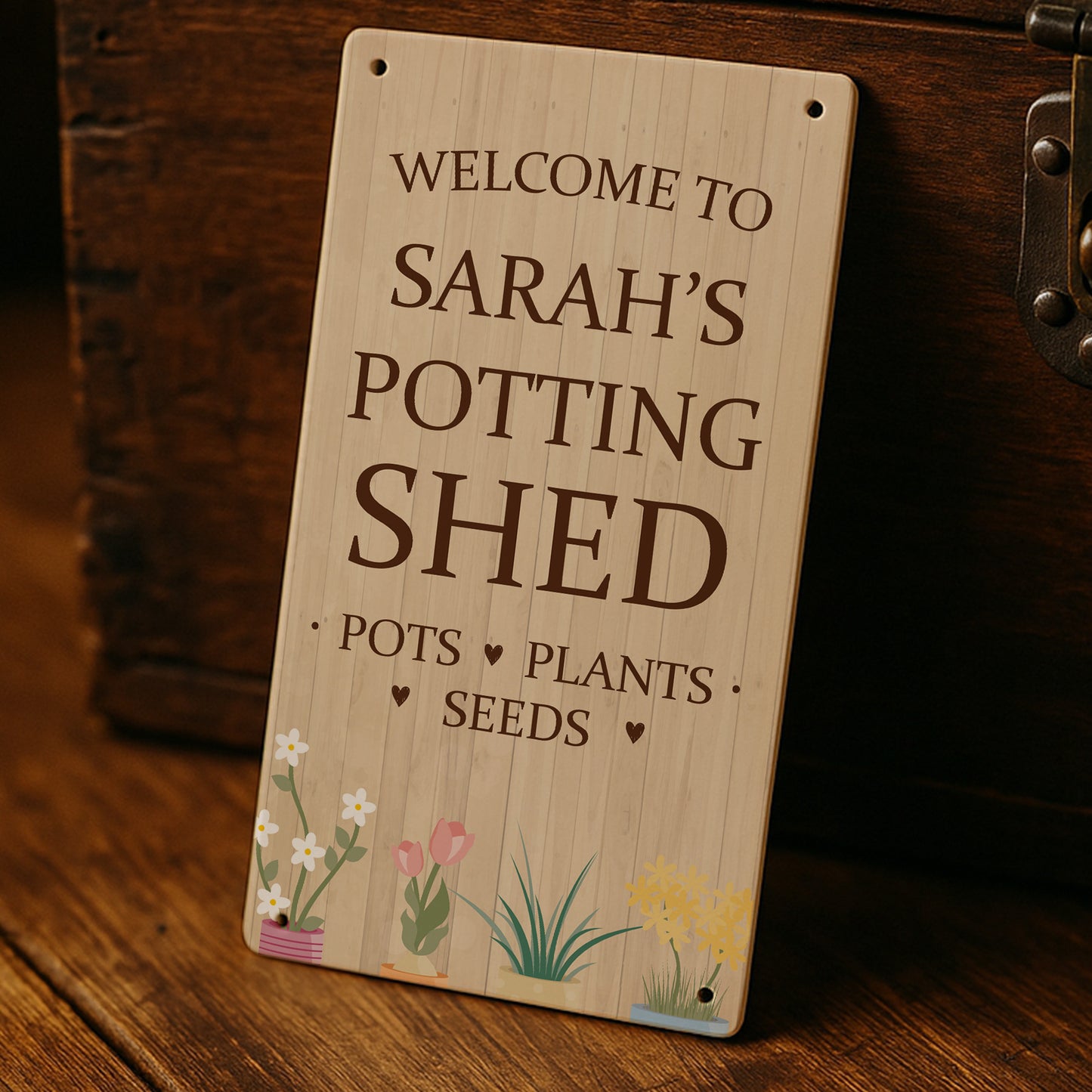 Personalised Potting Shed Sign For Garden Summerhouse Greenhouse