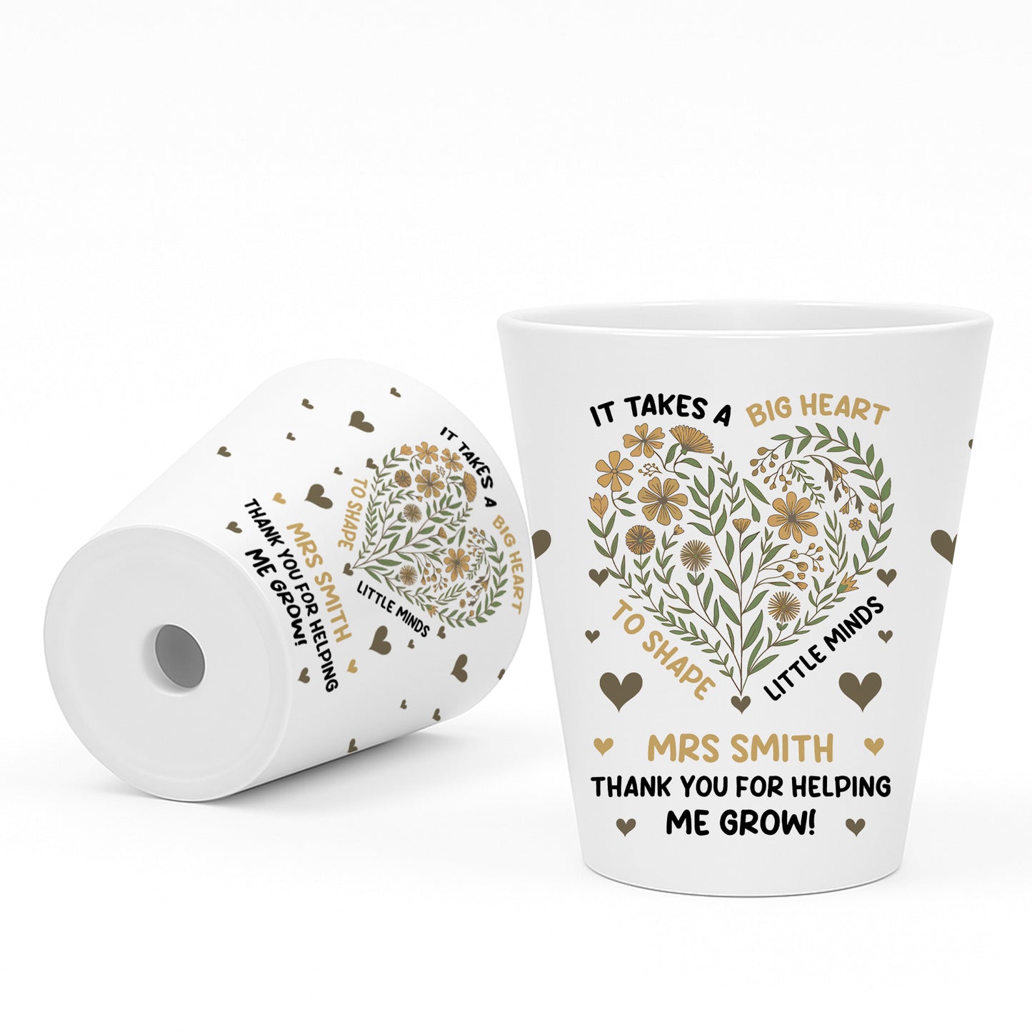 Thank You Gift For Teacher BIG HEART TO SHAPE LITTLE MINDS Gifts