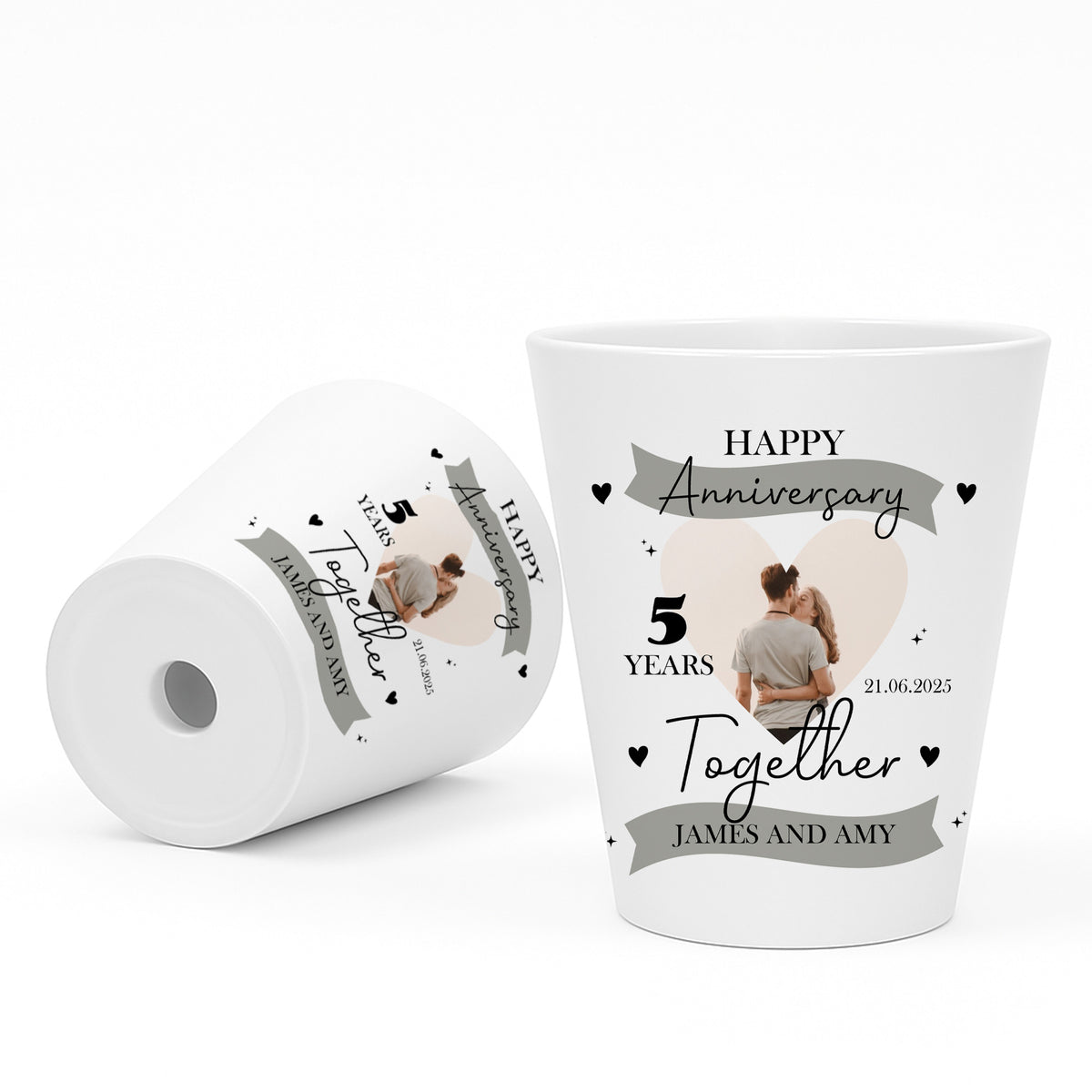 Personalised 5th Anniversary Gift Husband Wife Girlfriend