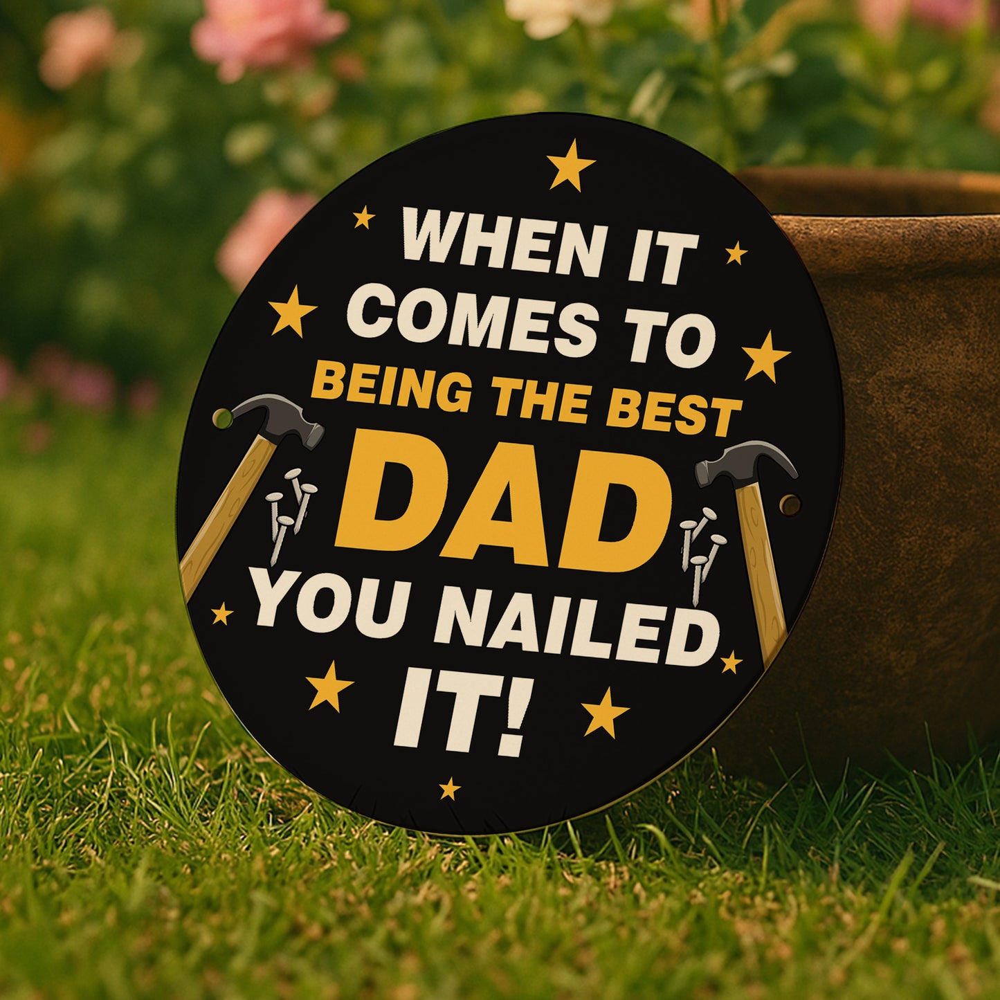 Fathers Day Gift For Dad Nailed It Dad Gift From Daughter Son
