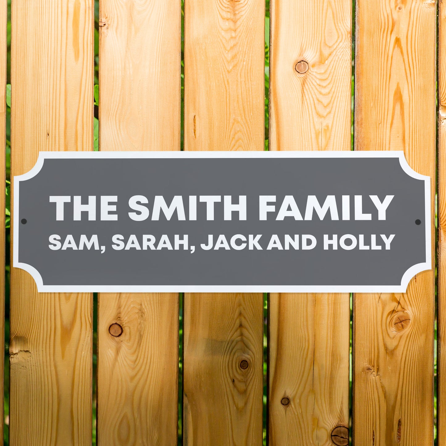 Personalised Street Sign Family Name Plaque Hanging Sign