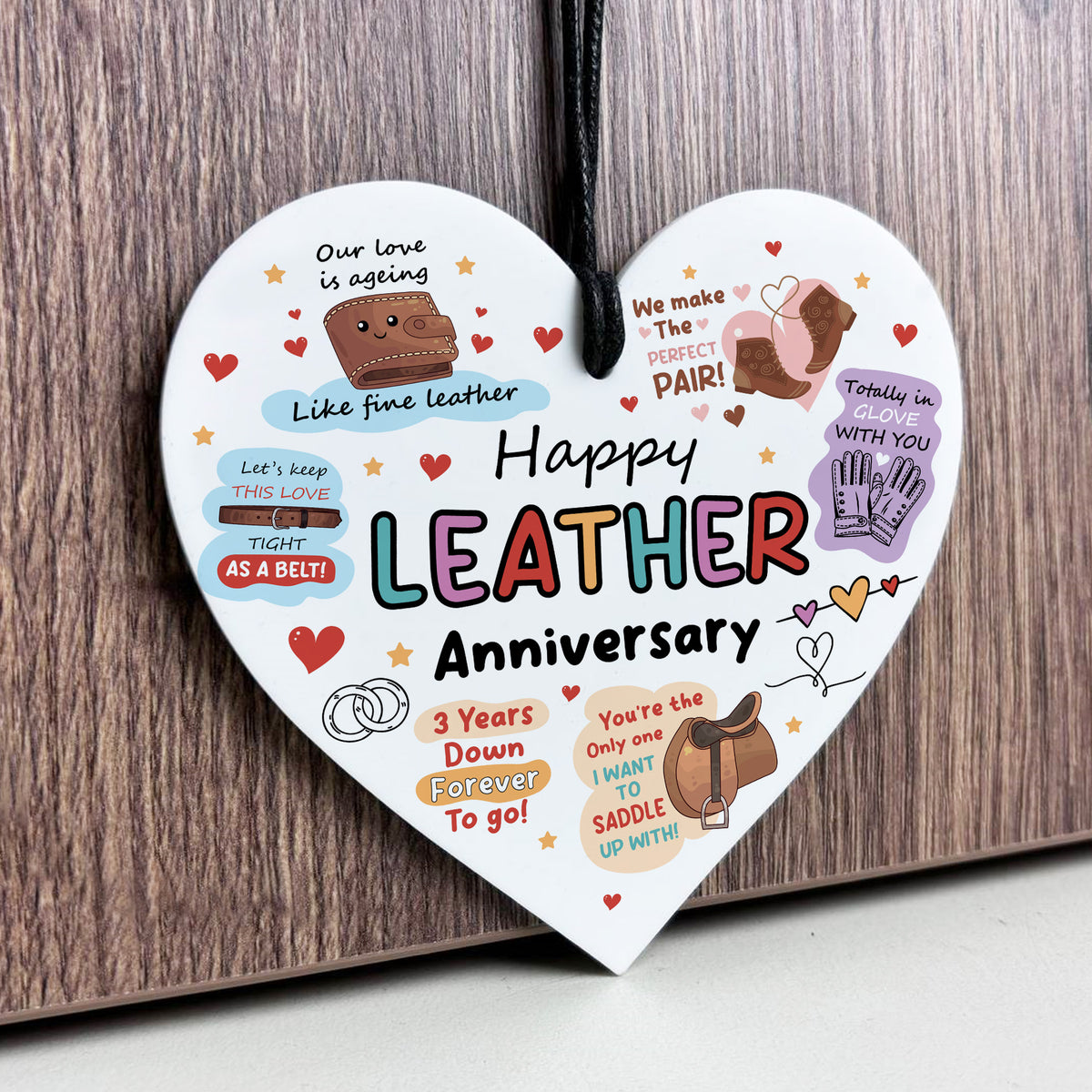 Funny 3rd Anniversary Gift Wood Anniversary Gifts For Husband
