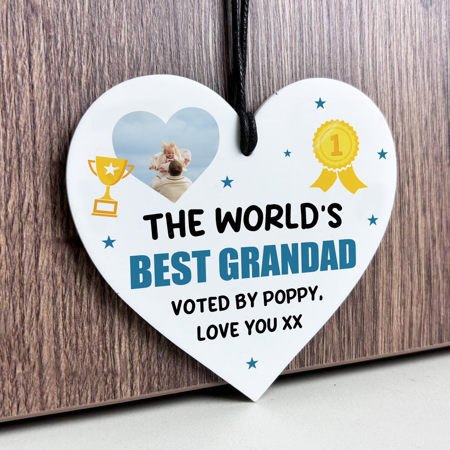 Gift For Grandad For Birthday Fathers Day Plaque Personalised