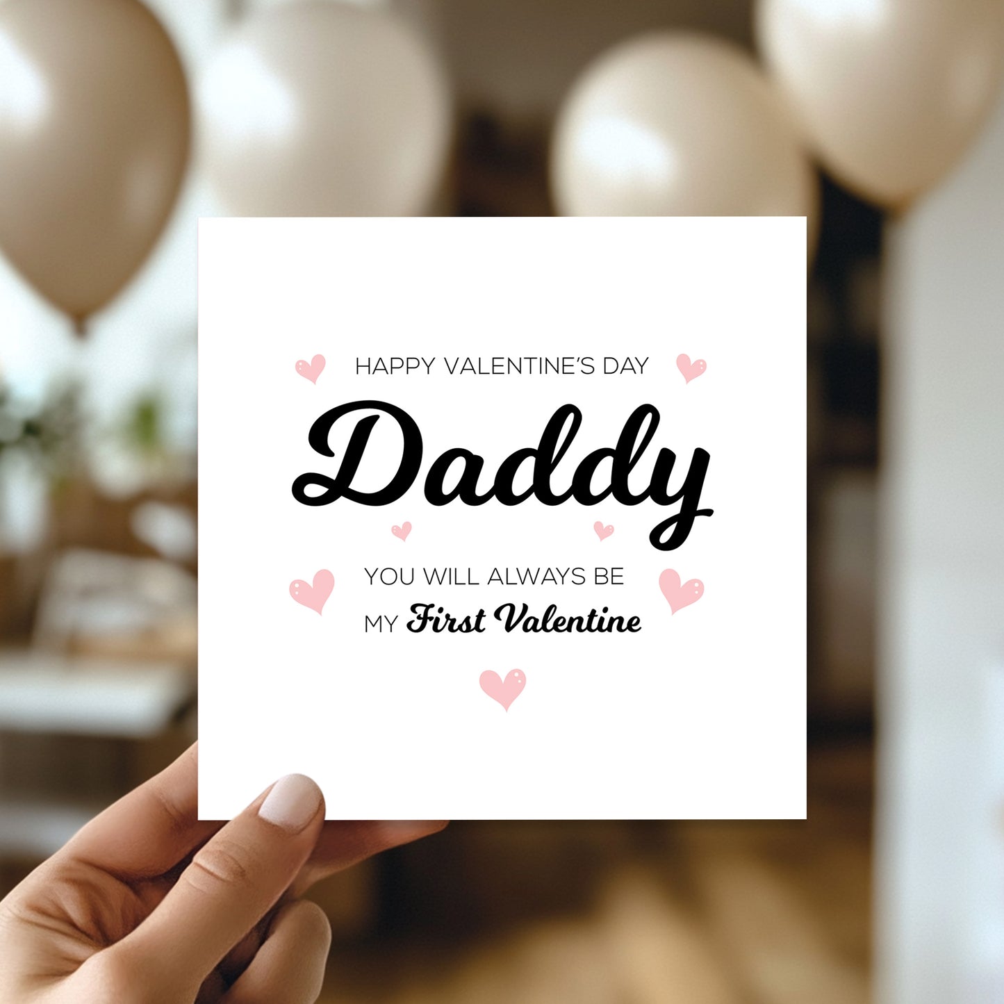 Daddy Valentine Card Daddys Valentine Card Daddy Valentine Gift