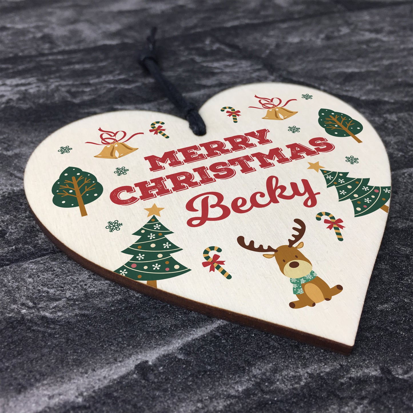 Merry Christmas ANY NAME Gift For Daughter Son Granddaughter