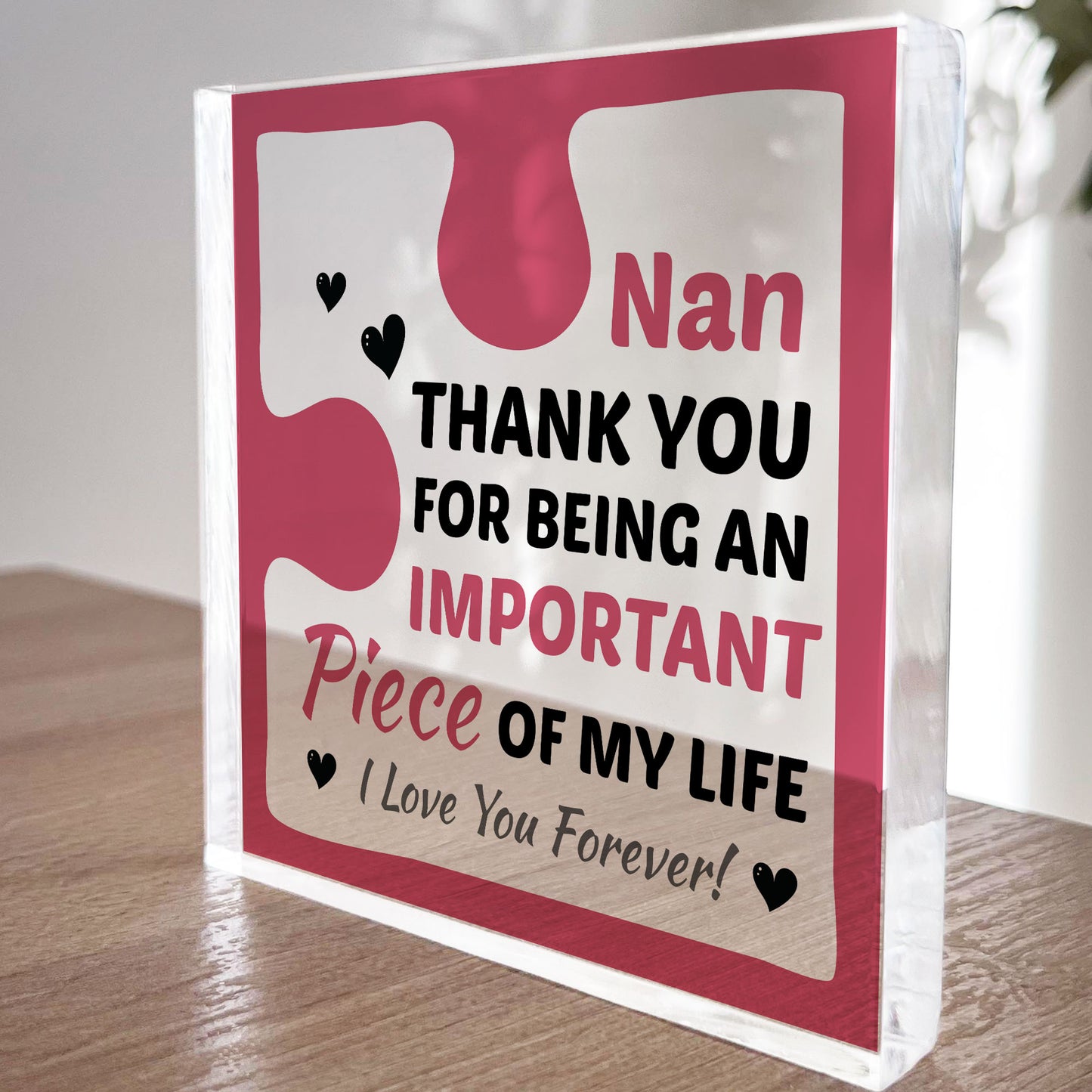 Birthday Gifts for NAN Acrylic Block Puzzle NAN BIRTHDAY GIFT