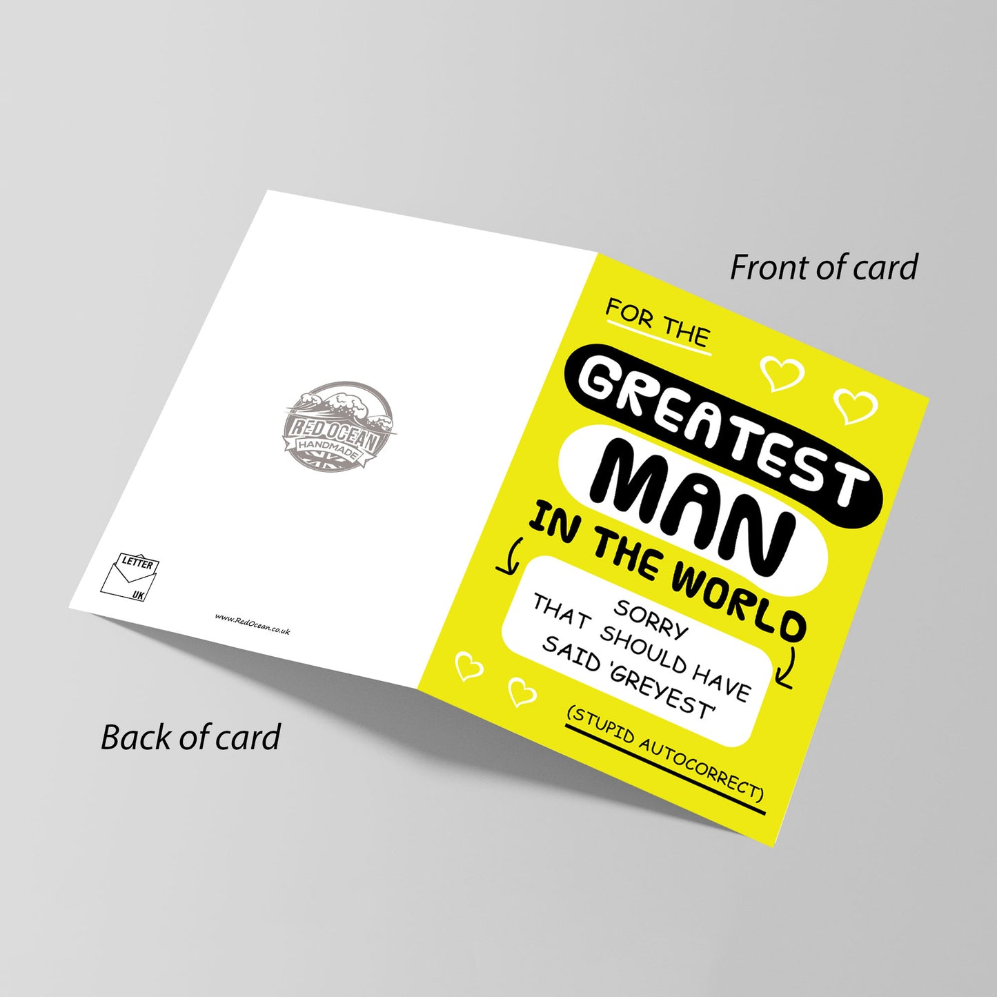 Joke Funny Card For Grandad Dad Daddy, Fathers Day Card