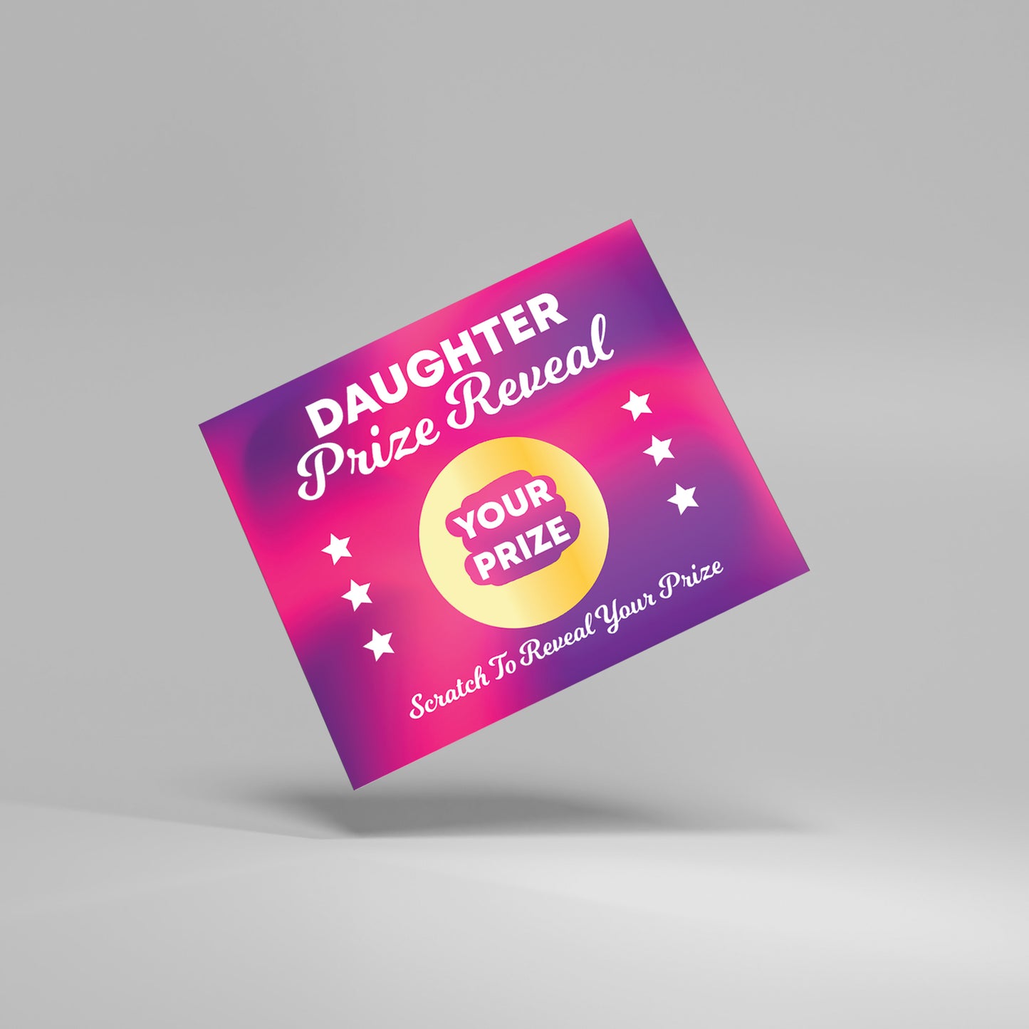 Daughter Scratch Card Gift Reveal Birthday Daughter Card