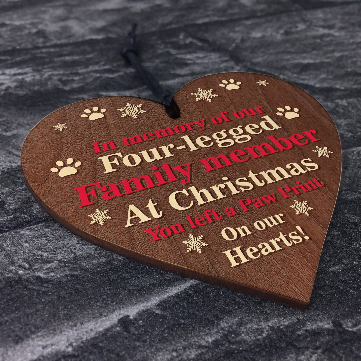 Pet Memorial Christmas Tree Decoration Bauble In Loving Memory