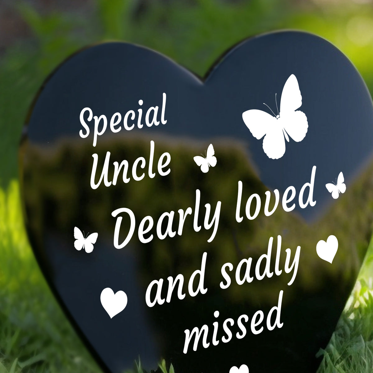 Uncle Memorial Stake In Loving Memory of Uncle Graveside Marker