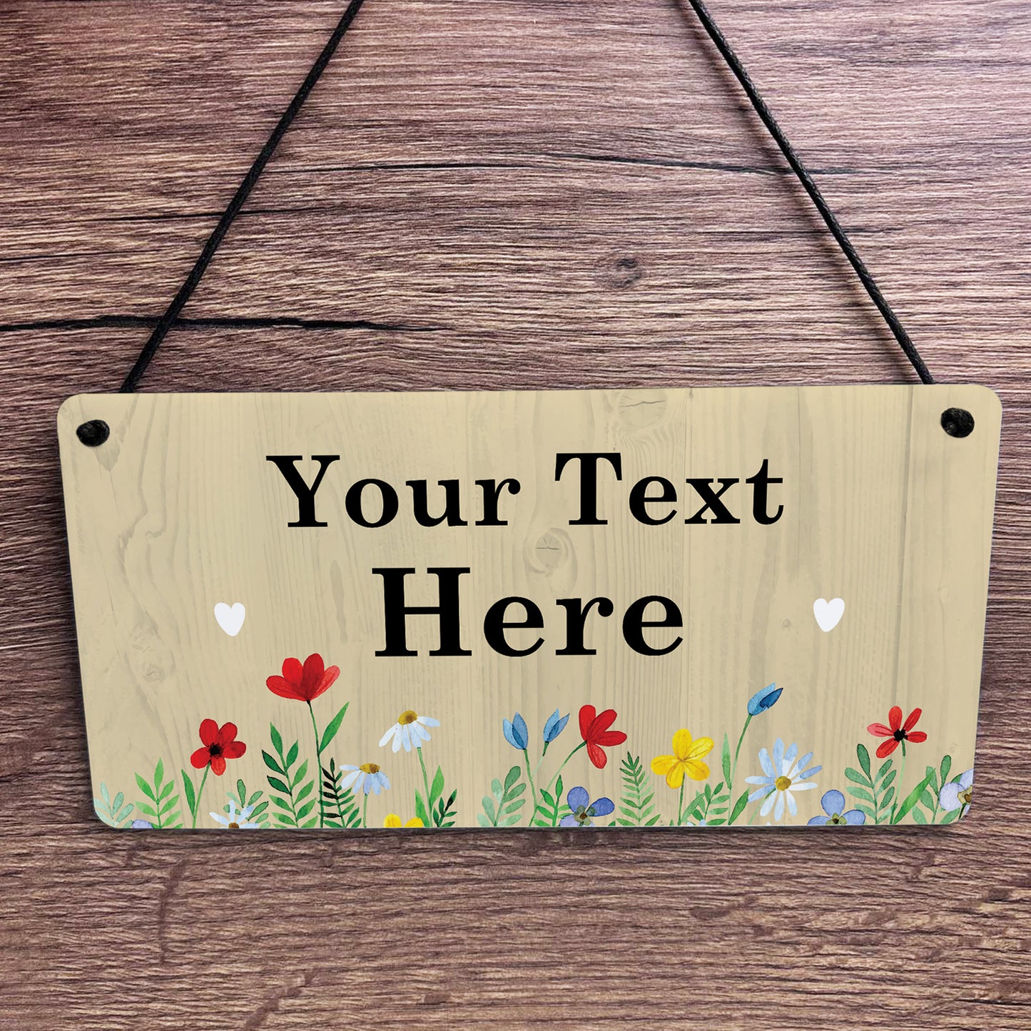 Personalised Garden Plaque for Outside Garden Sign For Outdoor