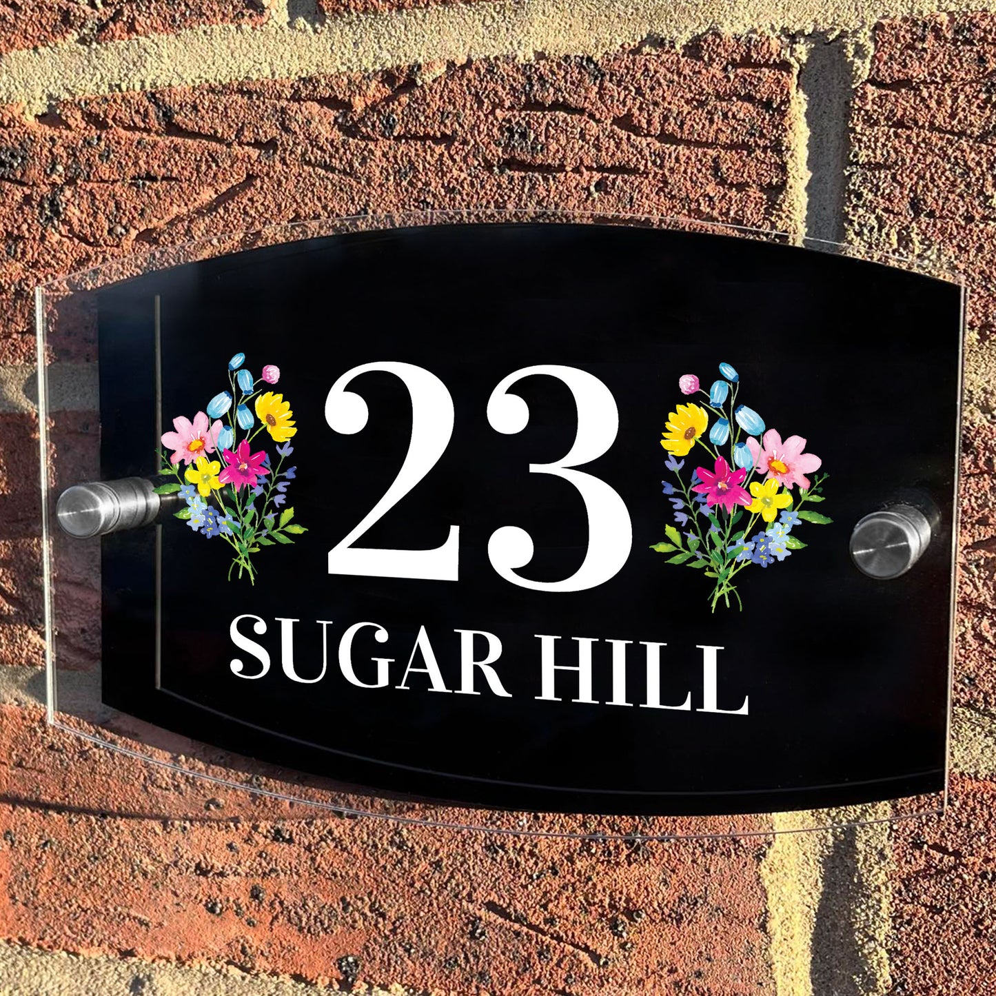 Address Plaque For Wall House Signs Acrylic Door Number Sign
