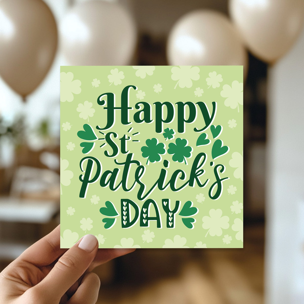 St Patricks Day Card For Friends Family Happy St Patrick’s Day