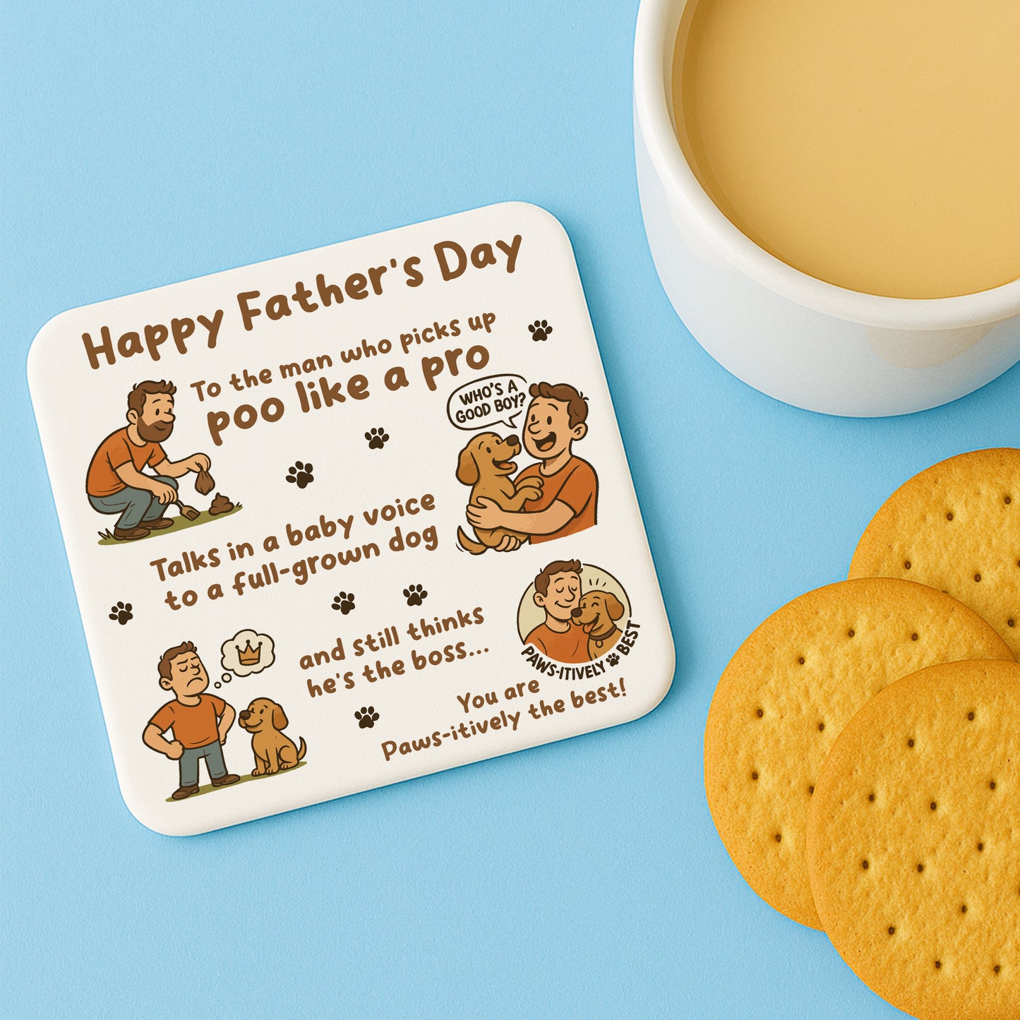 FUNNY Fathers Day Gift From The Dog Fathers Day Gift For Dog Dad