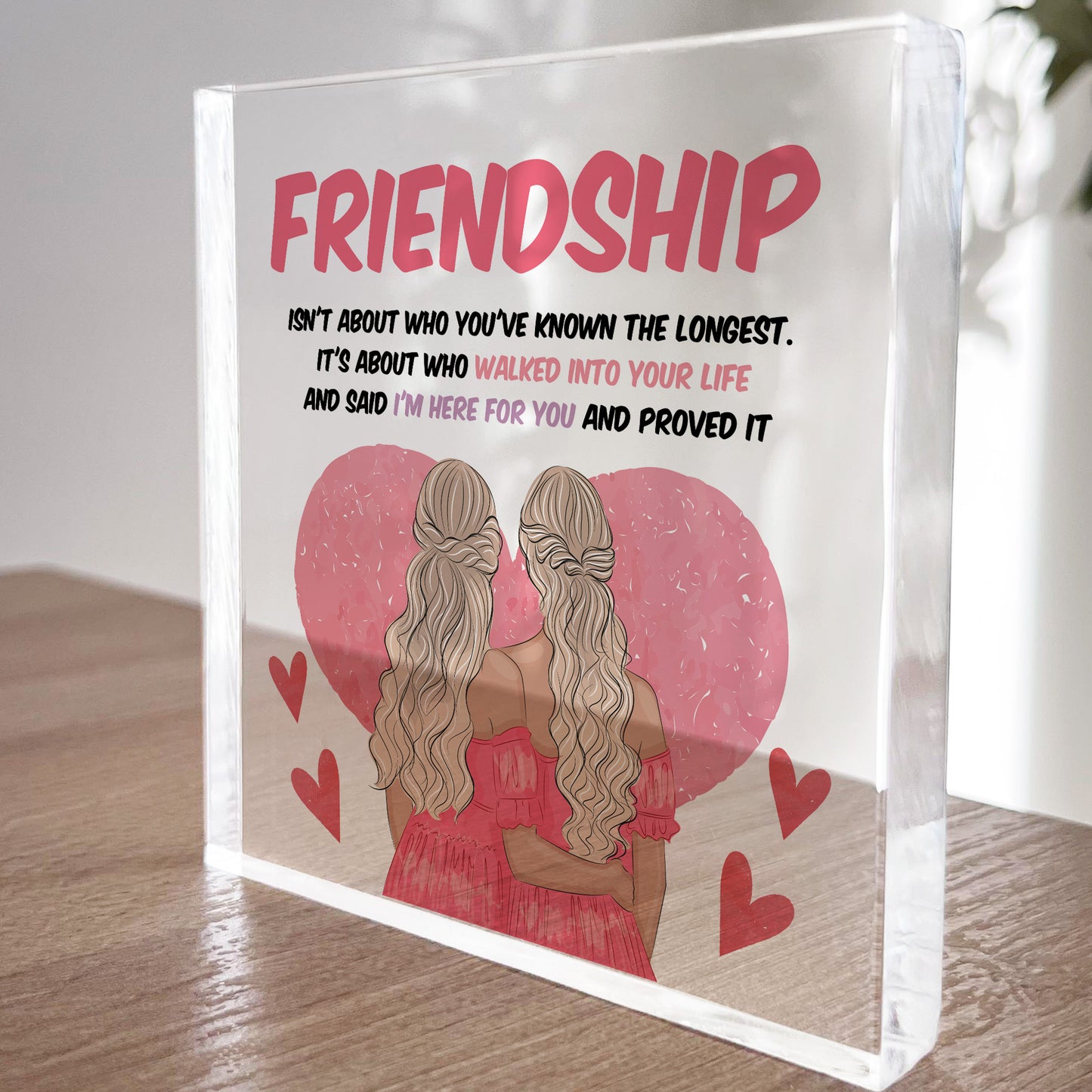 Friendship Gifts For Women Best Friend Gift Standing Plaque