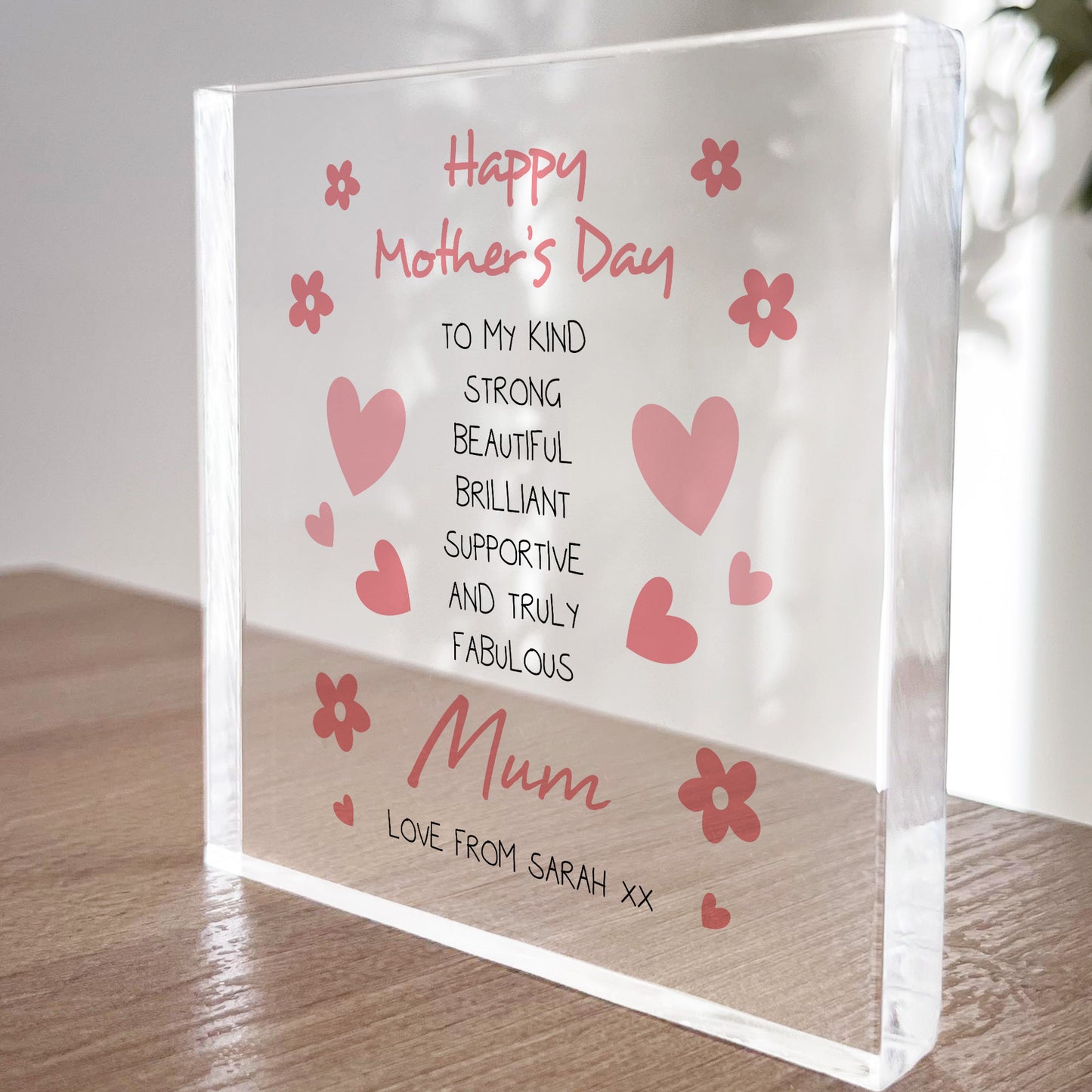 Mothers Day Gift For My Beautiful Fabulous Mum Personalised
